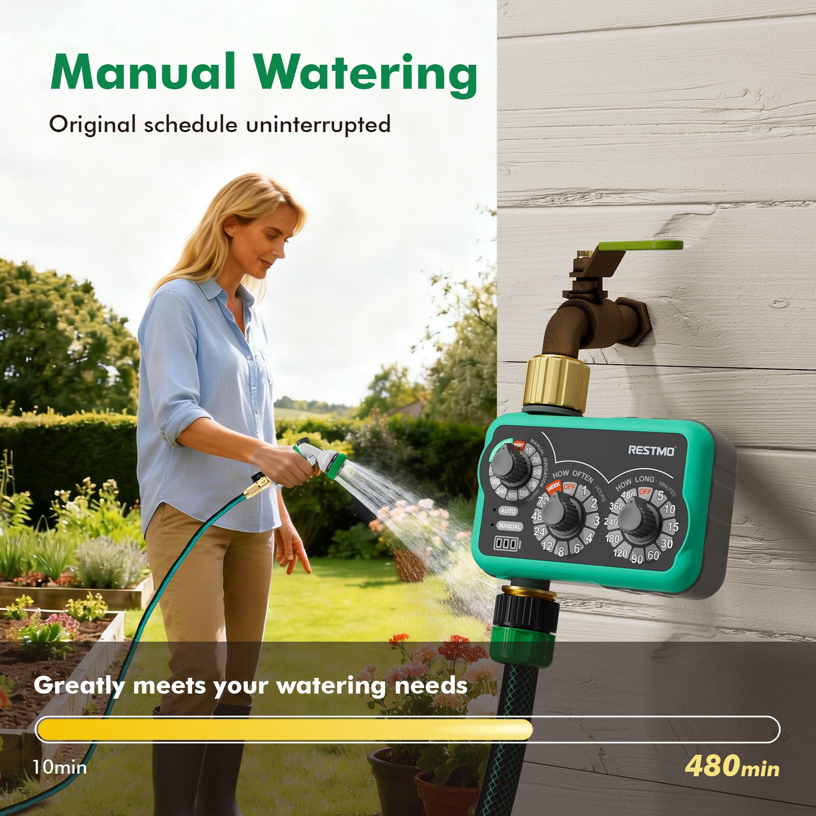 Restmo O-HT-2A3-GN Irrigation-Timers - View #4