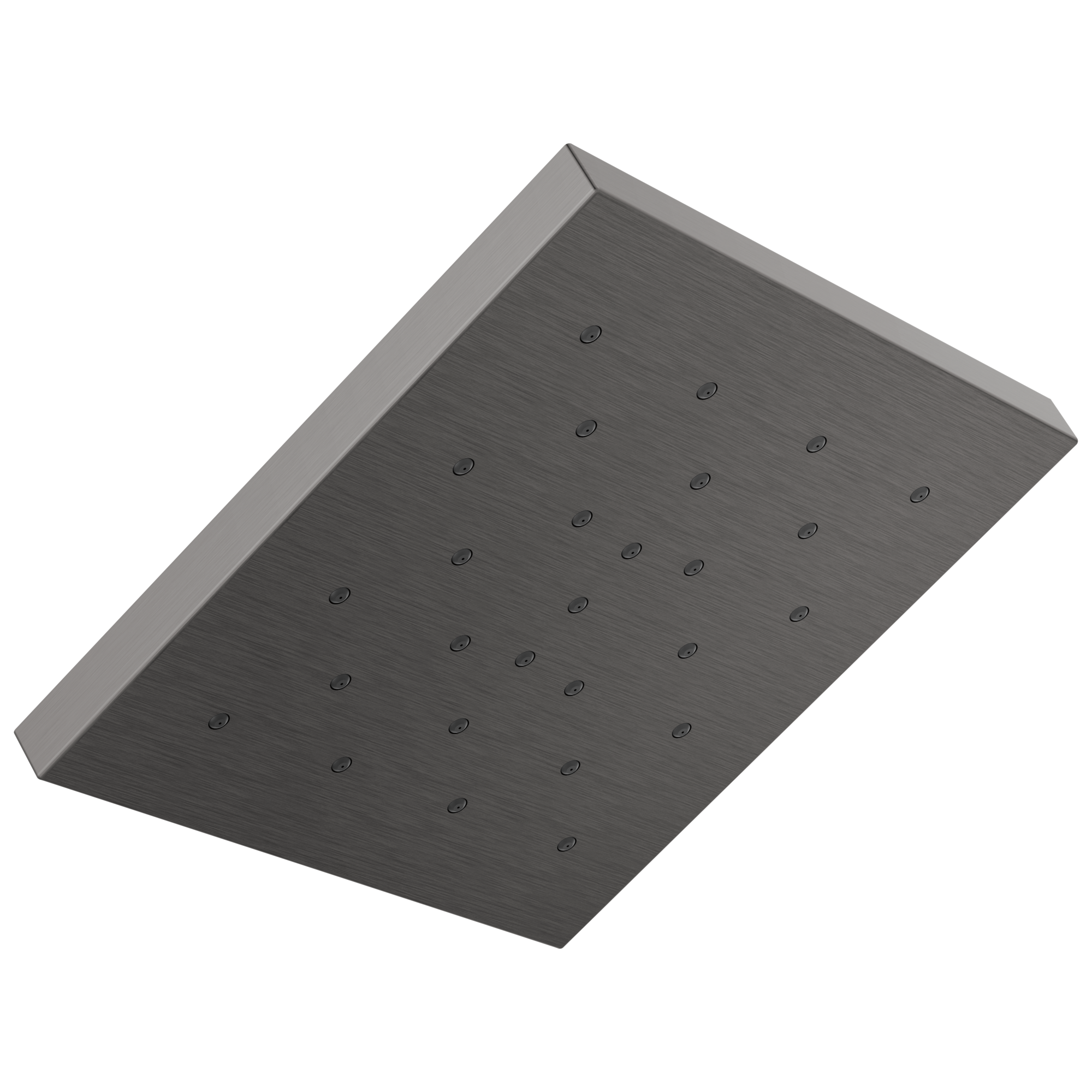 Delta 52161-KS-PR 1.0 -Spray Lumicoat Black Stainless 12-in Square Fixed Rain Shower Head 1.75 GPM