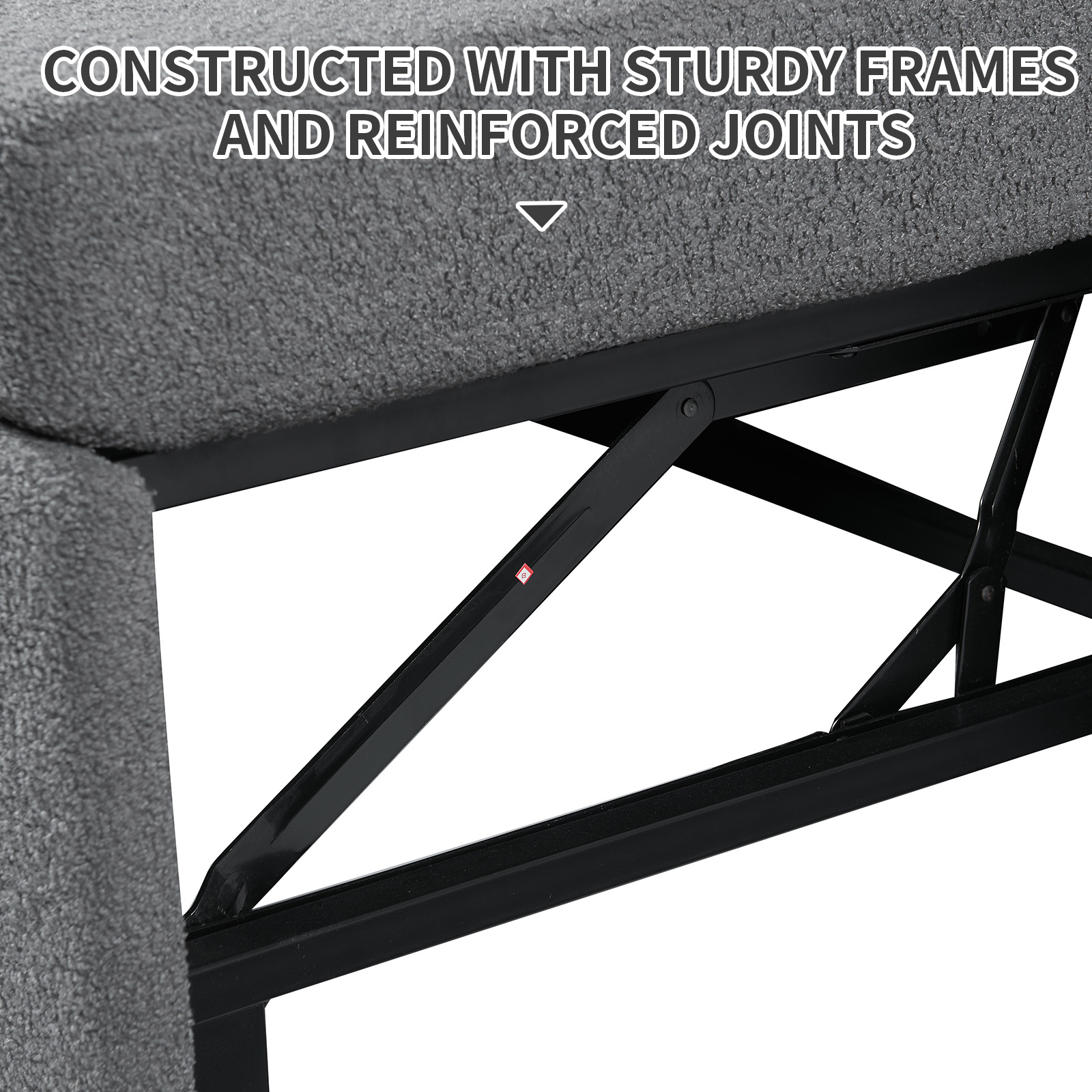 BWE A-9SOFA-05-GY Sofas-Loveseats - View #6