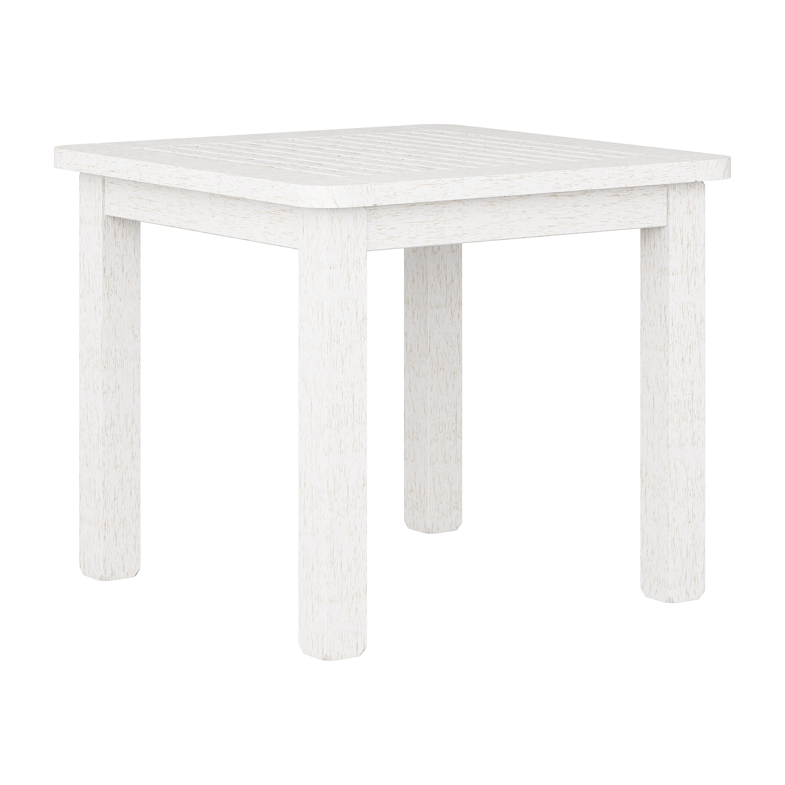 CorLiving PEX-874-T Miramar Square Outdoor End Table 20-in W x 20-in L