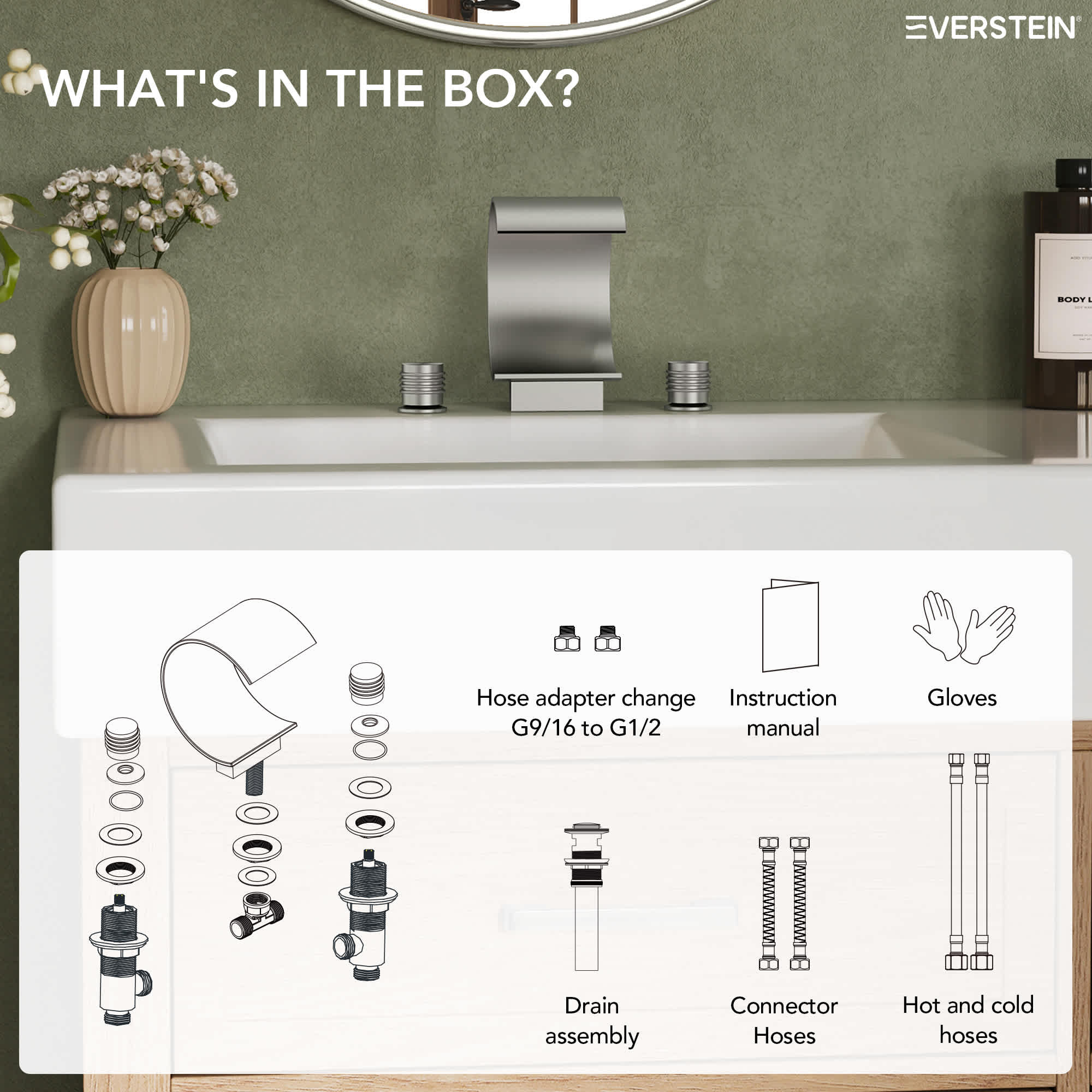 EVERSTEIN SFS-1152-NK Lavatory-Faucets - View #12