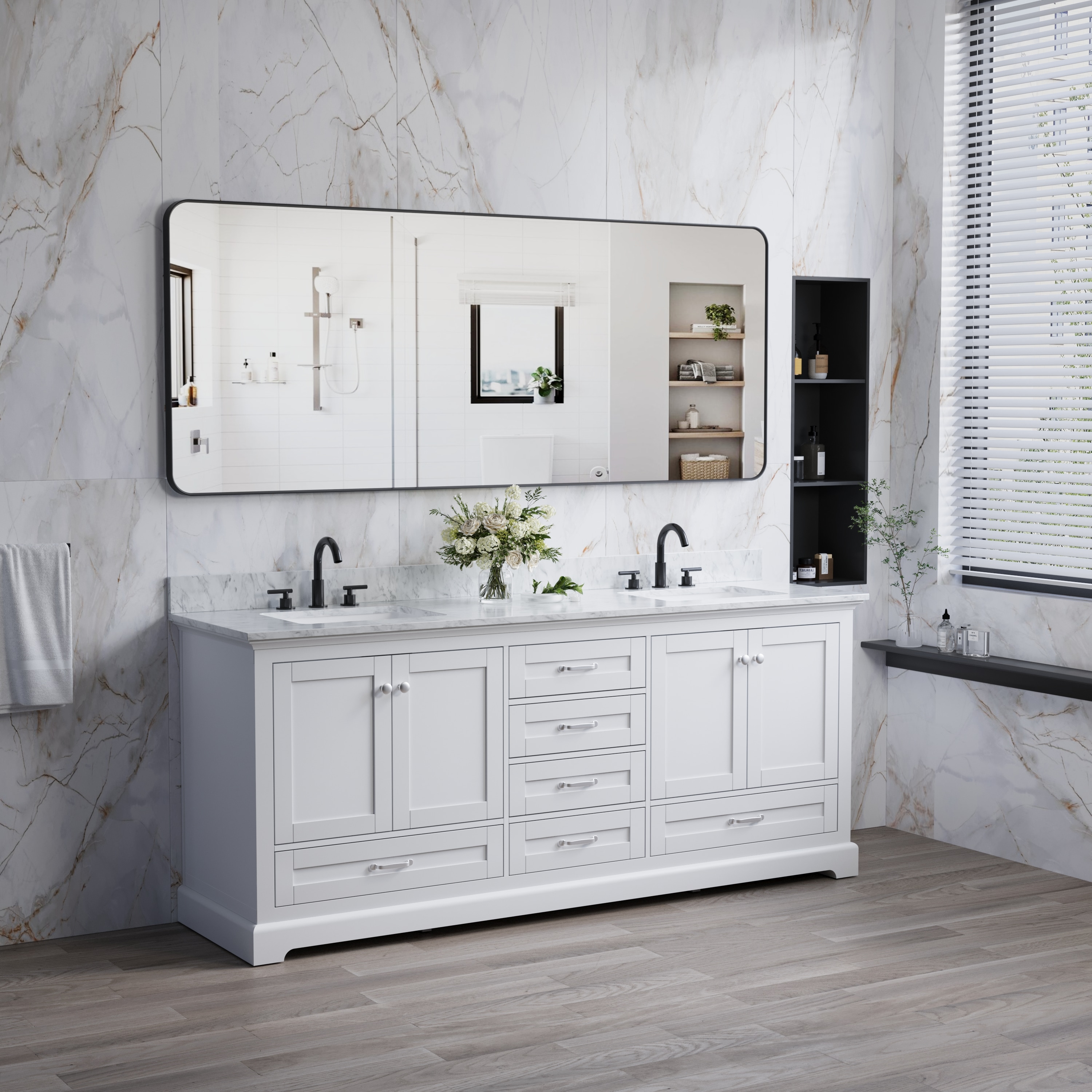 WELLFOR EX-UNBV48BU Bath-Vanity-Combo - View #6