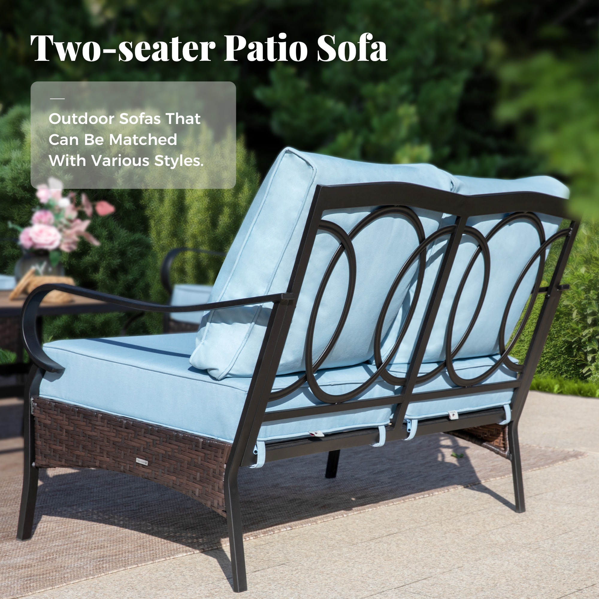 Sunshine Valley CR001-03-4-BL Patio-Conversation-Sets - View #4