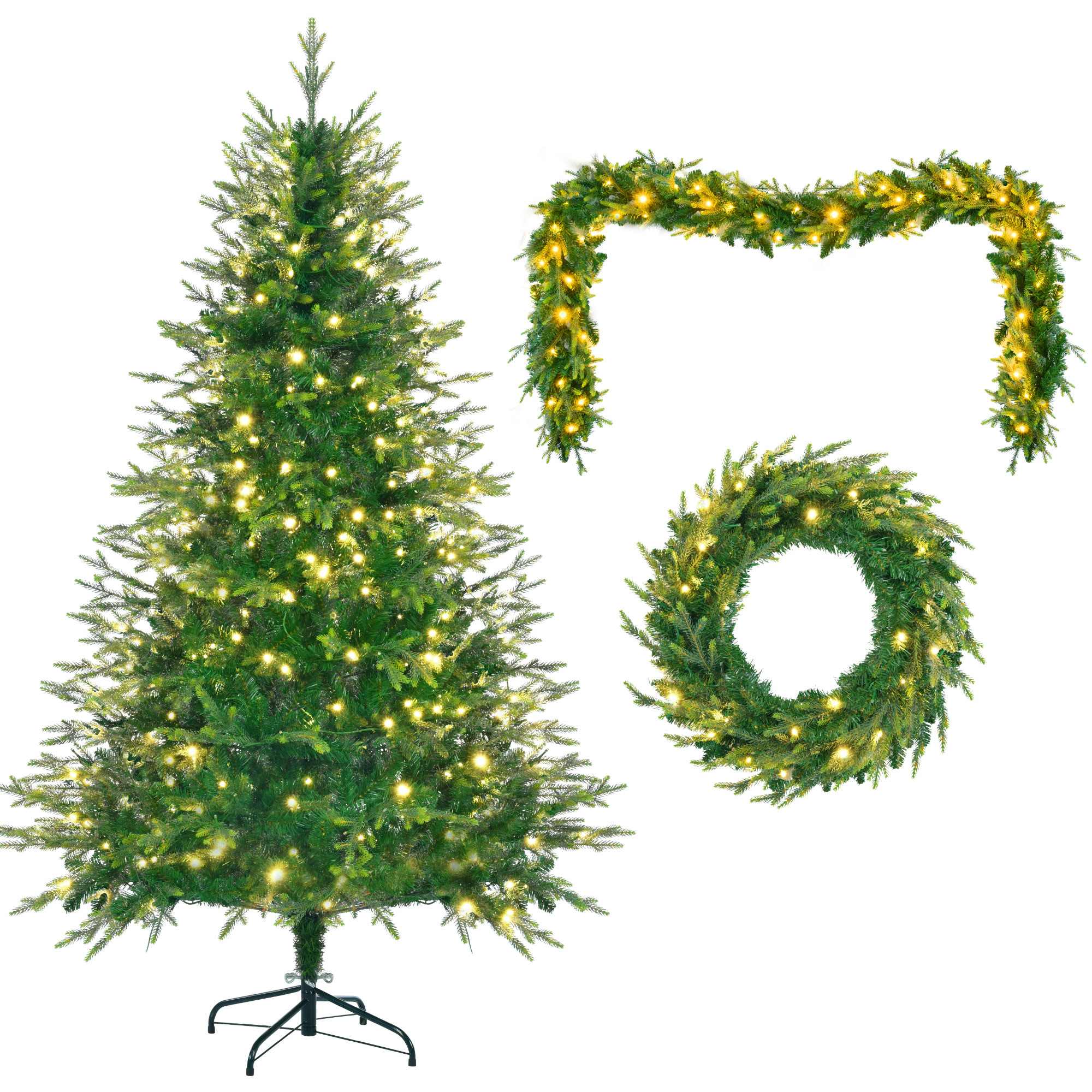 Bestier USLOW-N704P198430F Artificial-Christmas-Trees - View #3