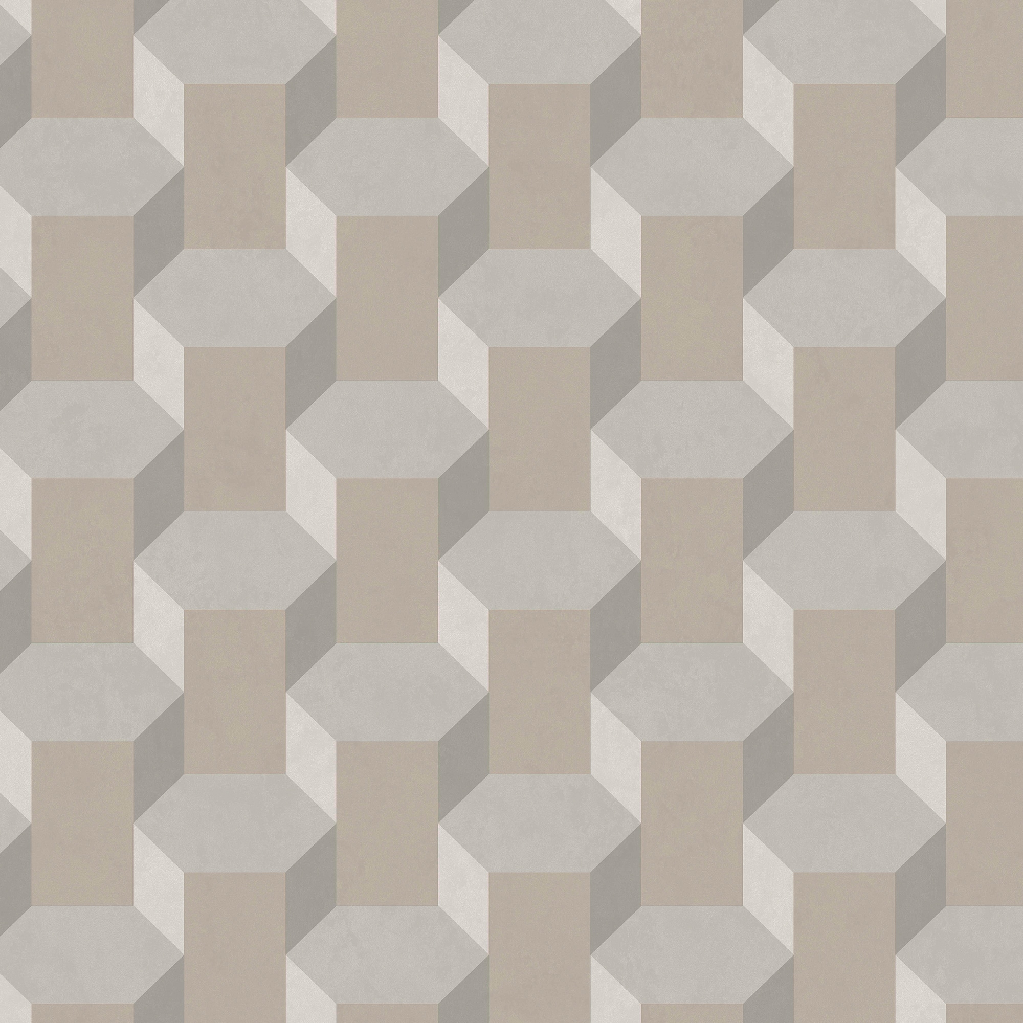 Sublime 12181194 8-in Cream Non-woven Geometric 56-sq ft Unpasted Paste the wall Wallpaper Sample