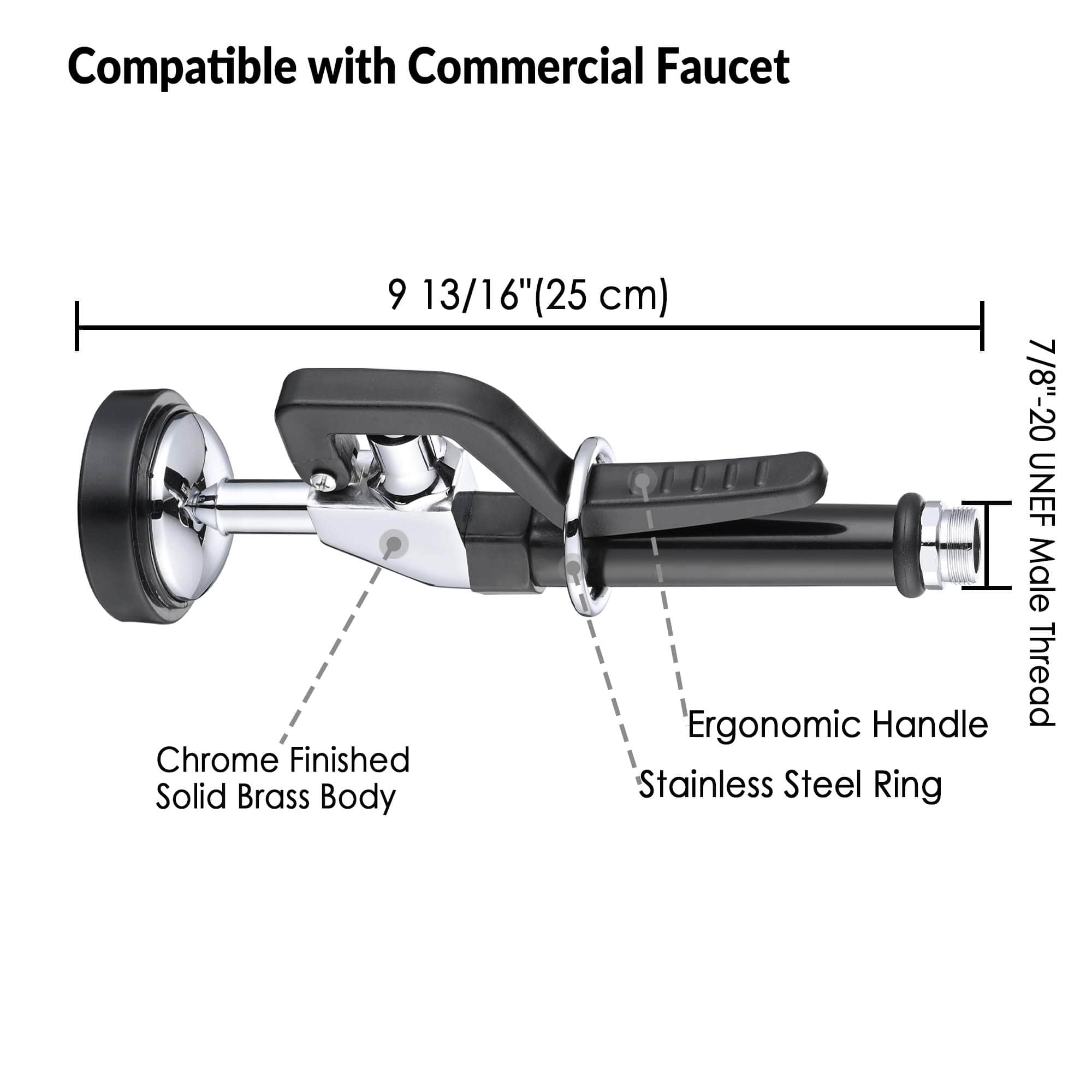 Yescom 81PRS001-CU-PP-LO Faucet-Spray-Hoses-Accessories - View #3