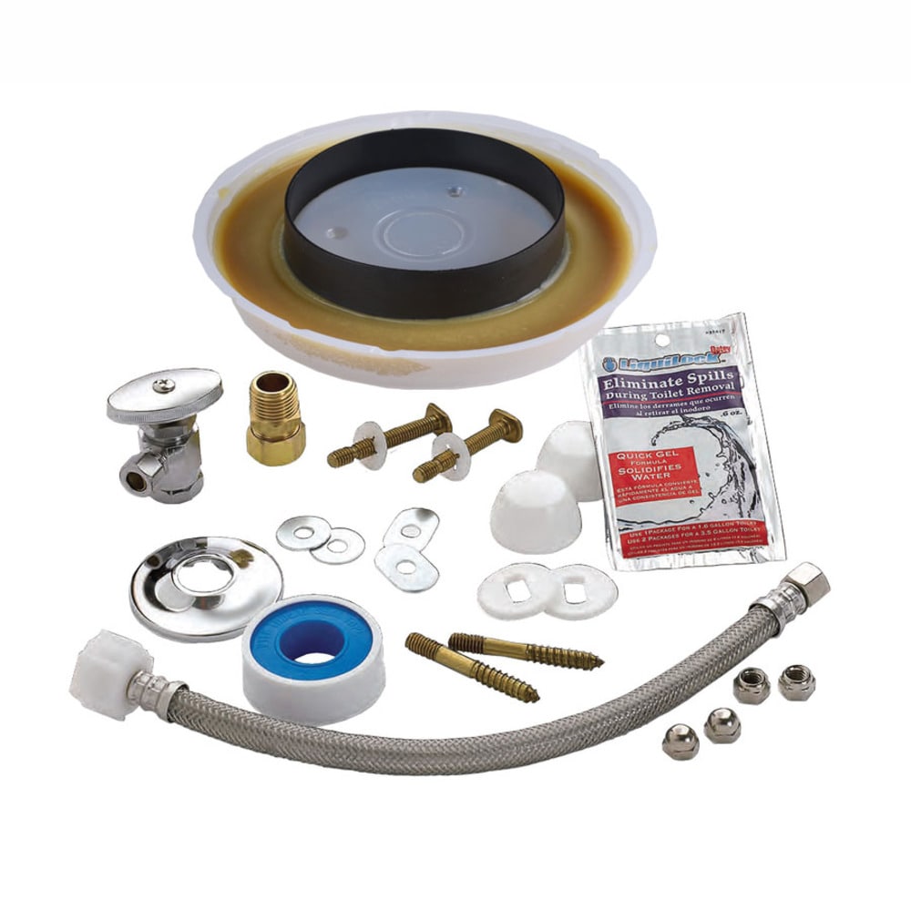 Oatey 31208L Brass Toilet Hardware Kit