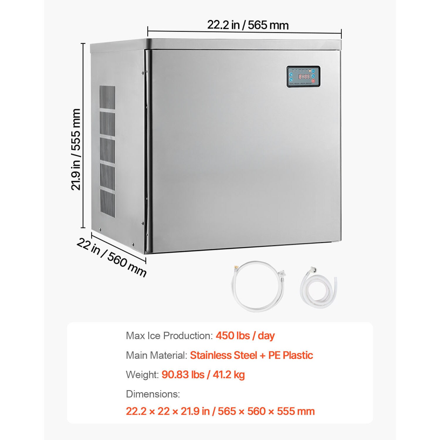 VEVOR SCFTZBJJTXFB08845V1 Icemaker-Access - View #7