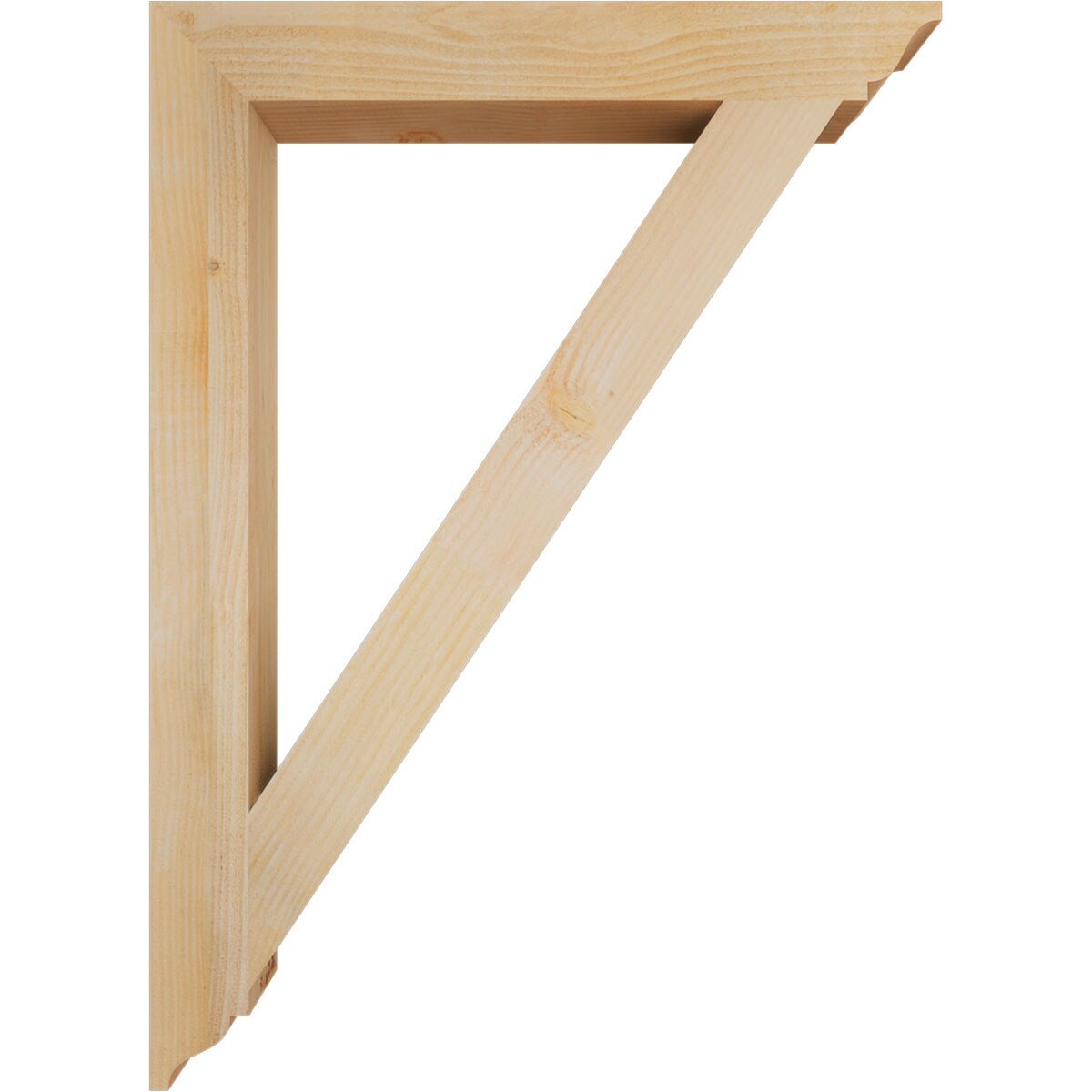 Ekena Millwork BKT04X32X44TRA01RDF Exterior-Brackets-Braces - View #3