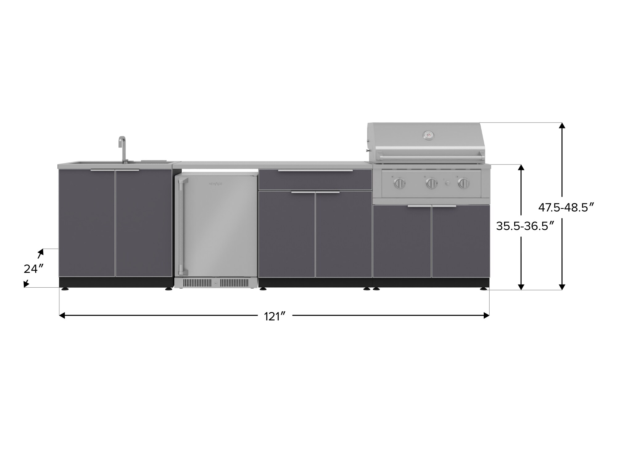 NewAge Products 66313 Modular-Outdoor-Kitchens - View #4