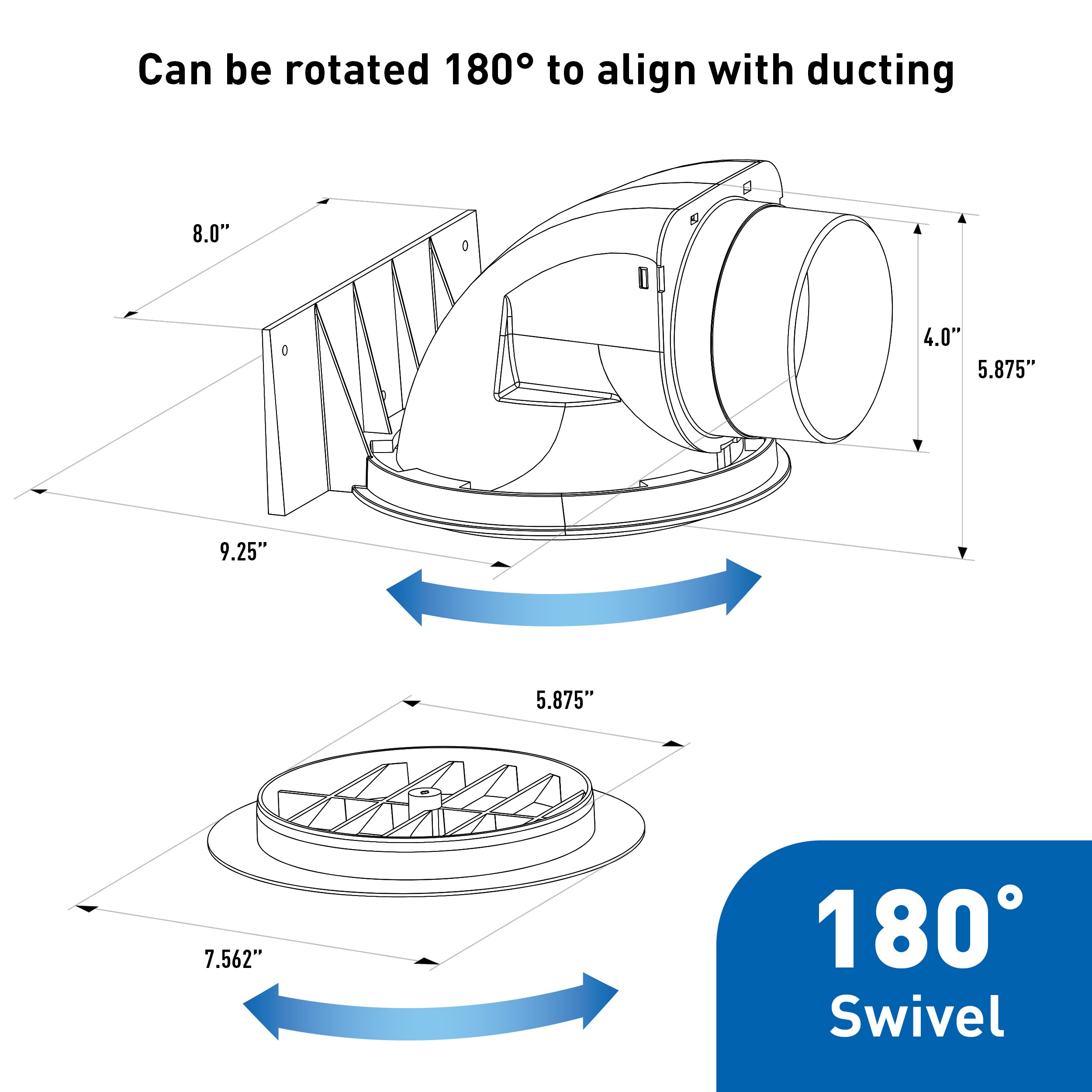 Panasonic EZSV14 Bath-Fan-Access - View #8