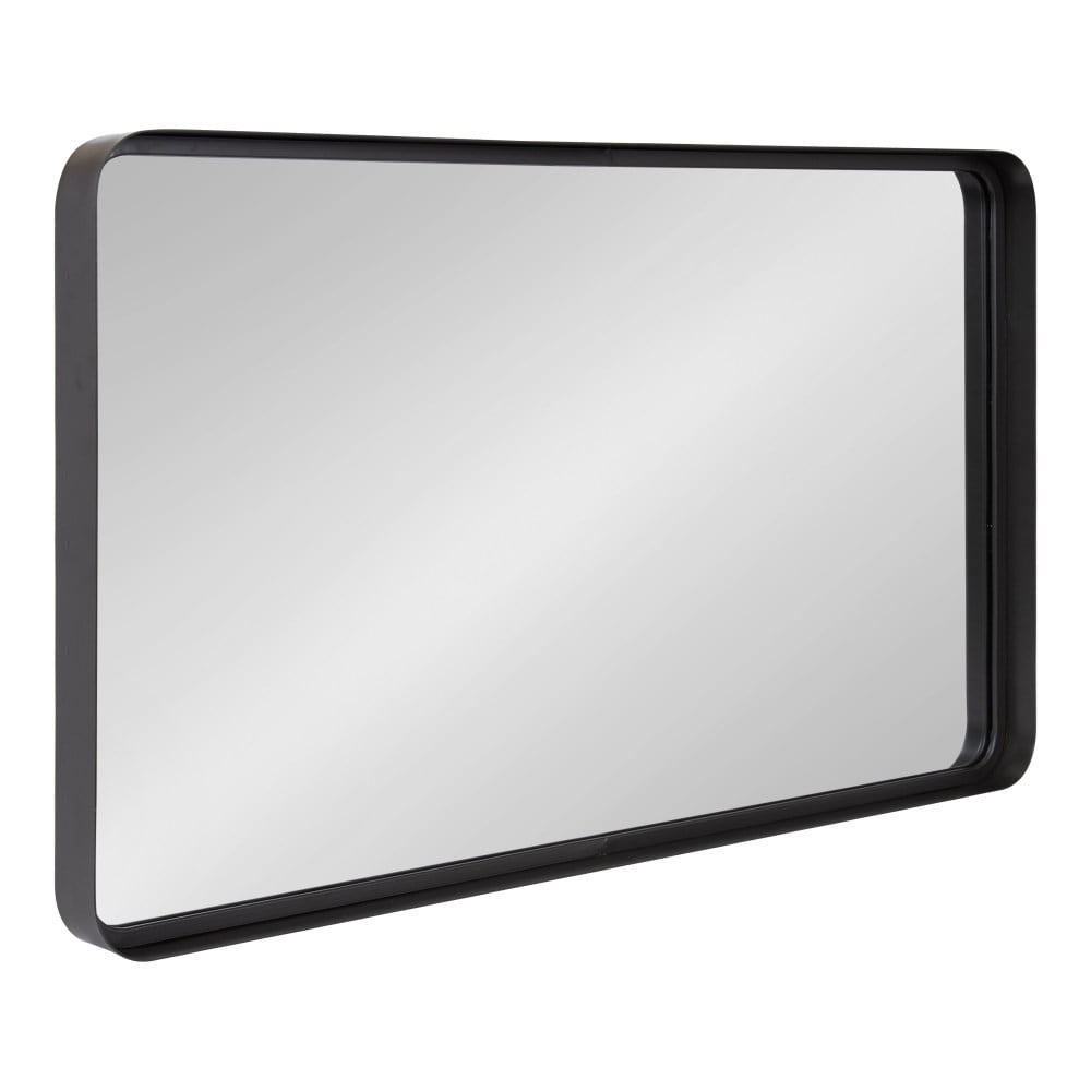 Kate and Laurel 222928 Armenta 40.00-in W x 24.00-in H Rectangle Gray Framed Wall Mirror