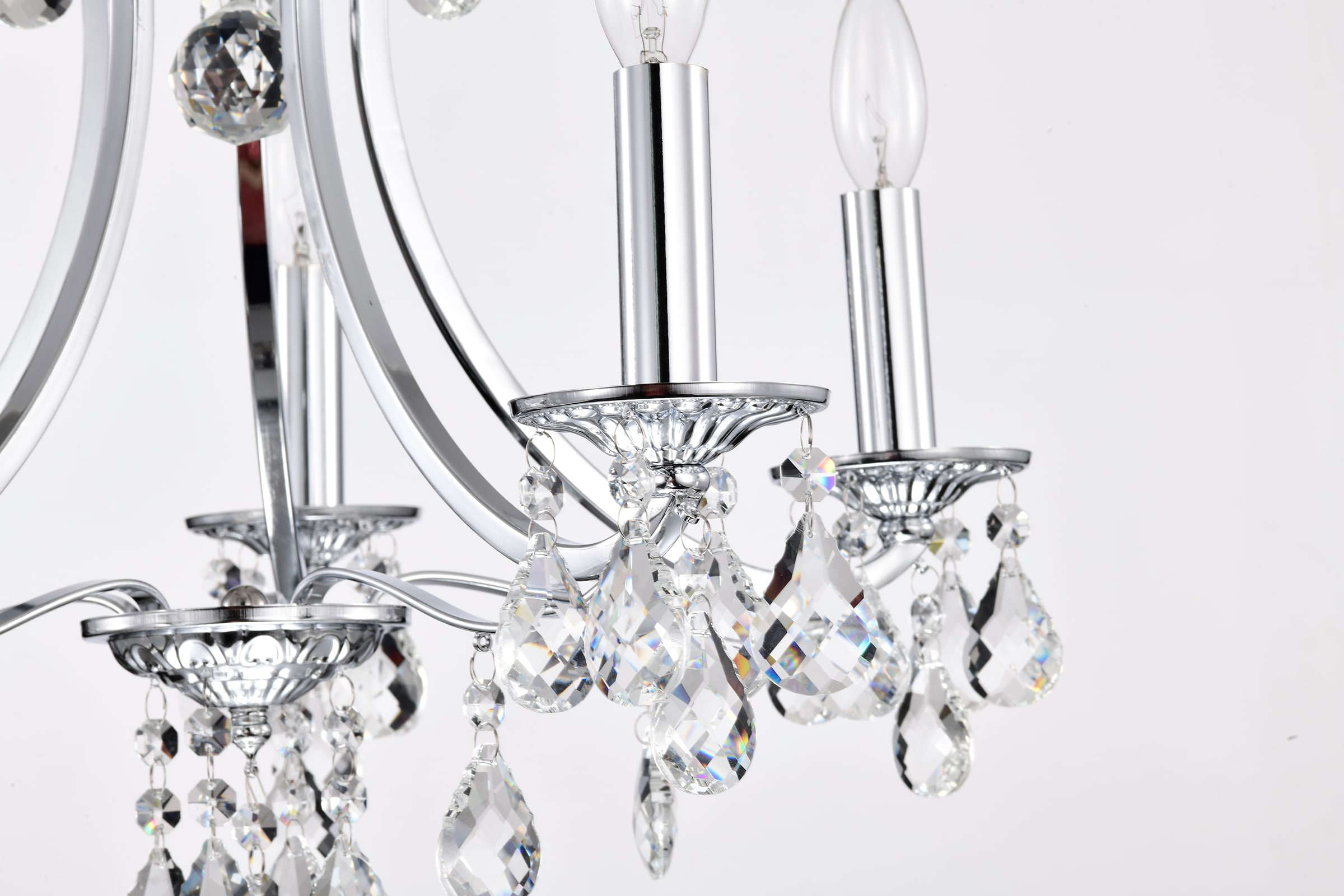 5 arm chrome ceiling light hotsell