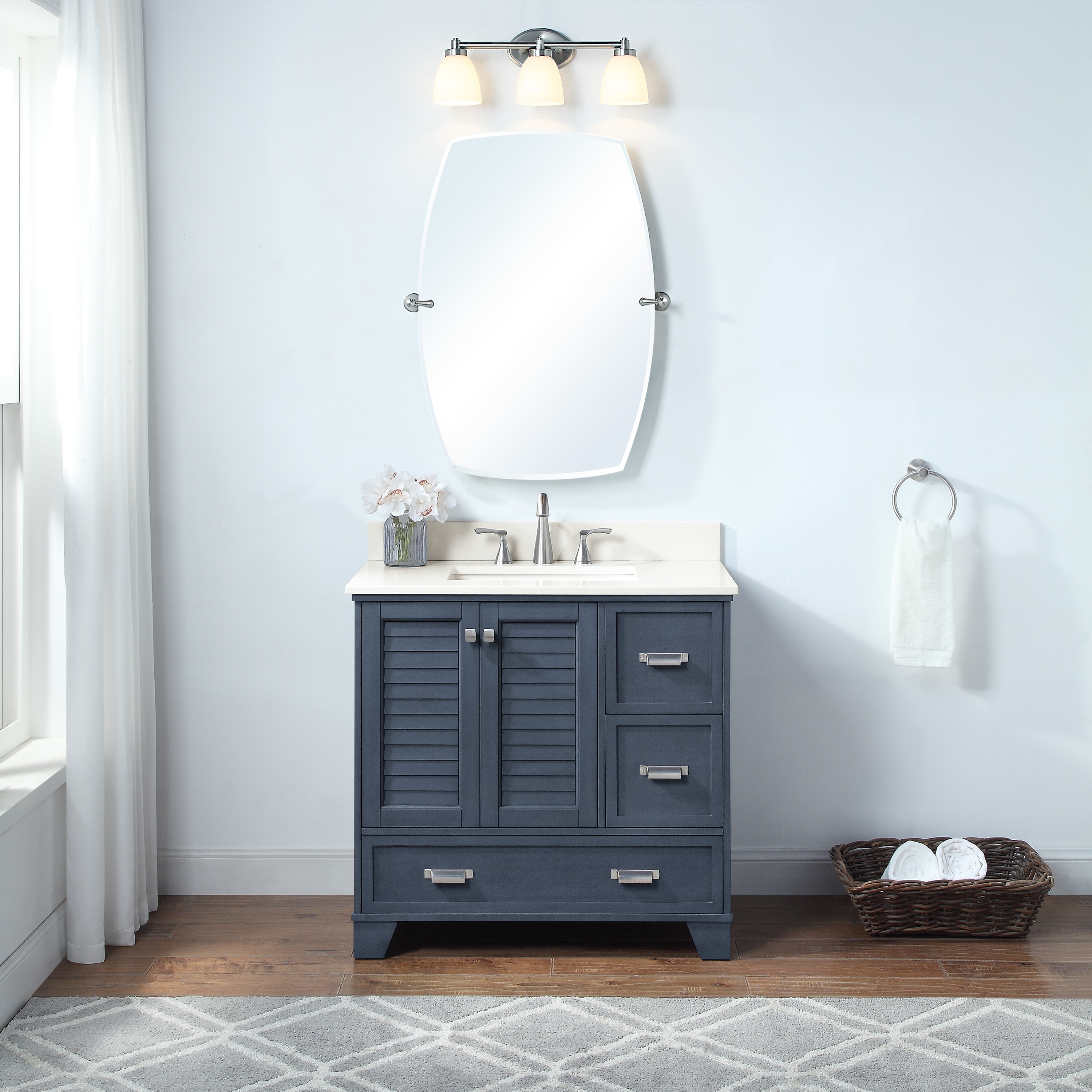 Blue Bathroom Vanities at Lowes.com