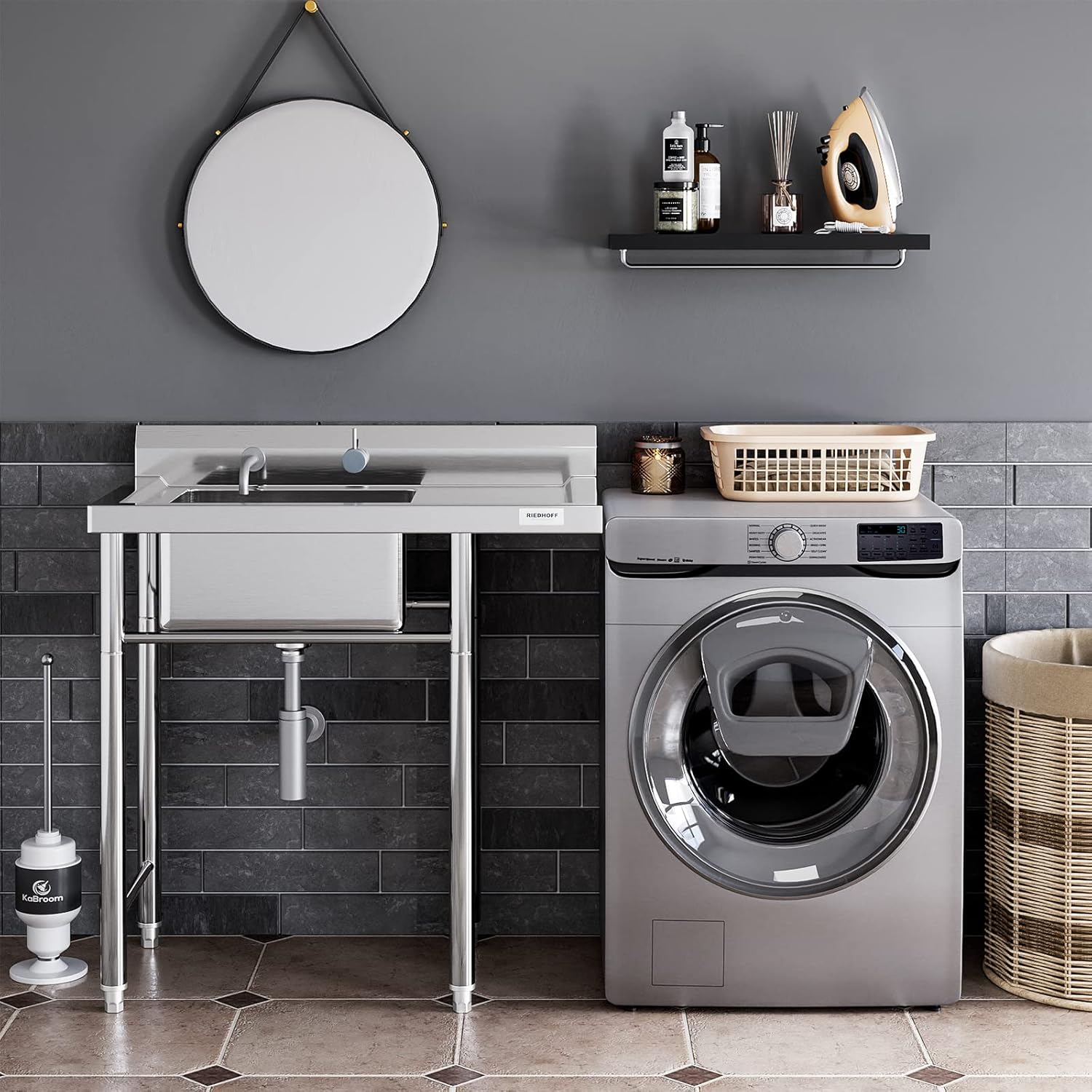 Qeetex LHF-SC-QPVP09002 Laundry-Tubs-Utility-Sinks - View #3