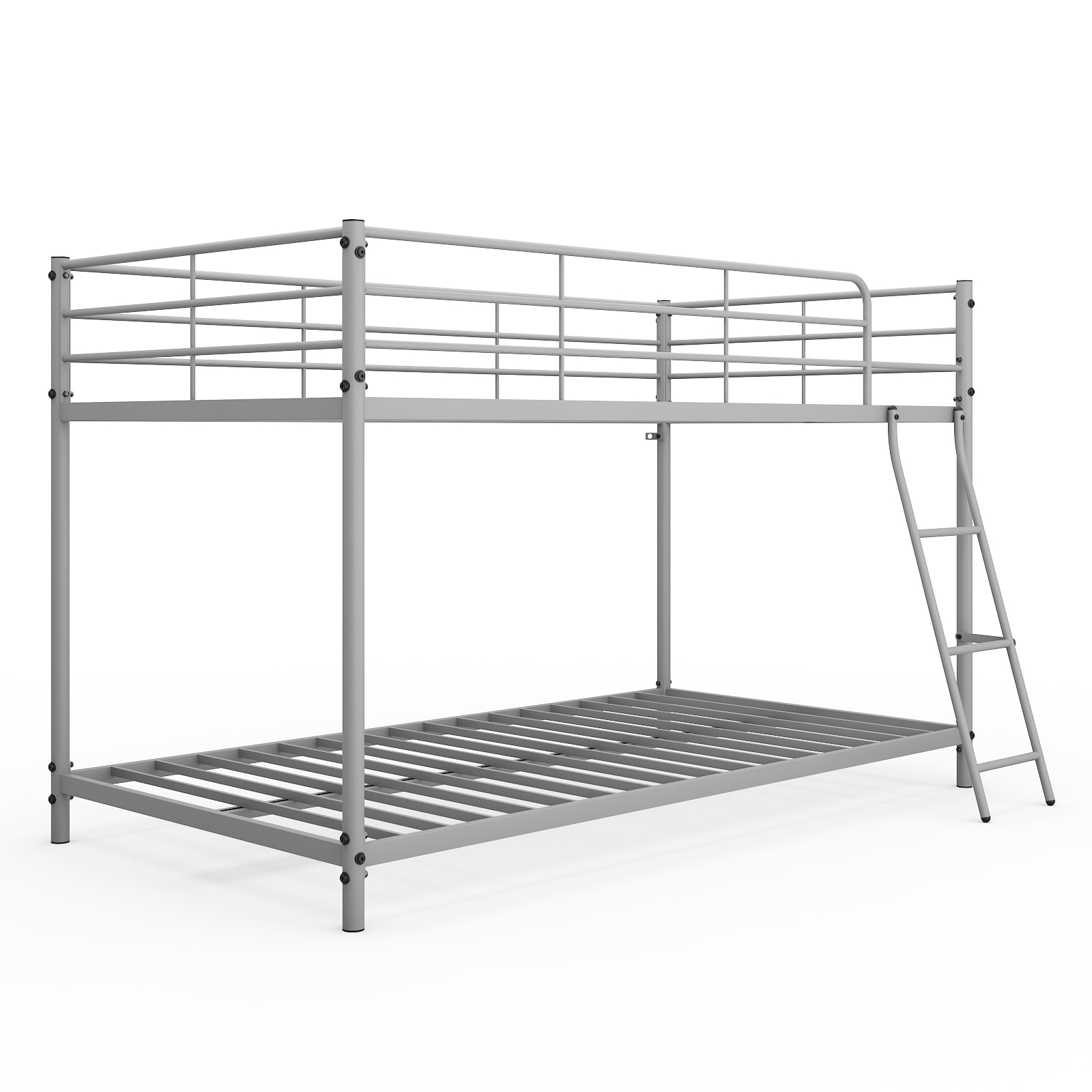 Outopee Gray Twin over twin Bunk Bed #LO1G52006165