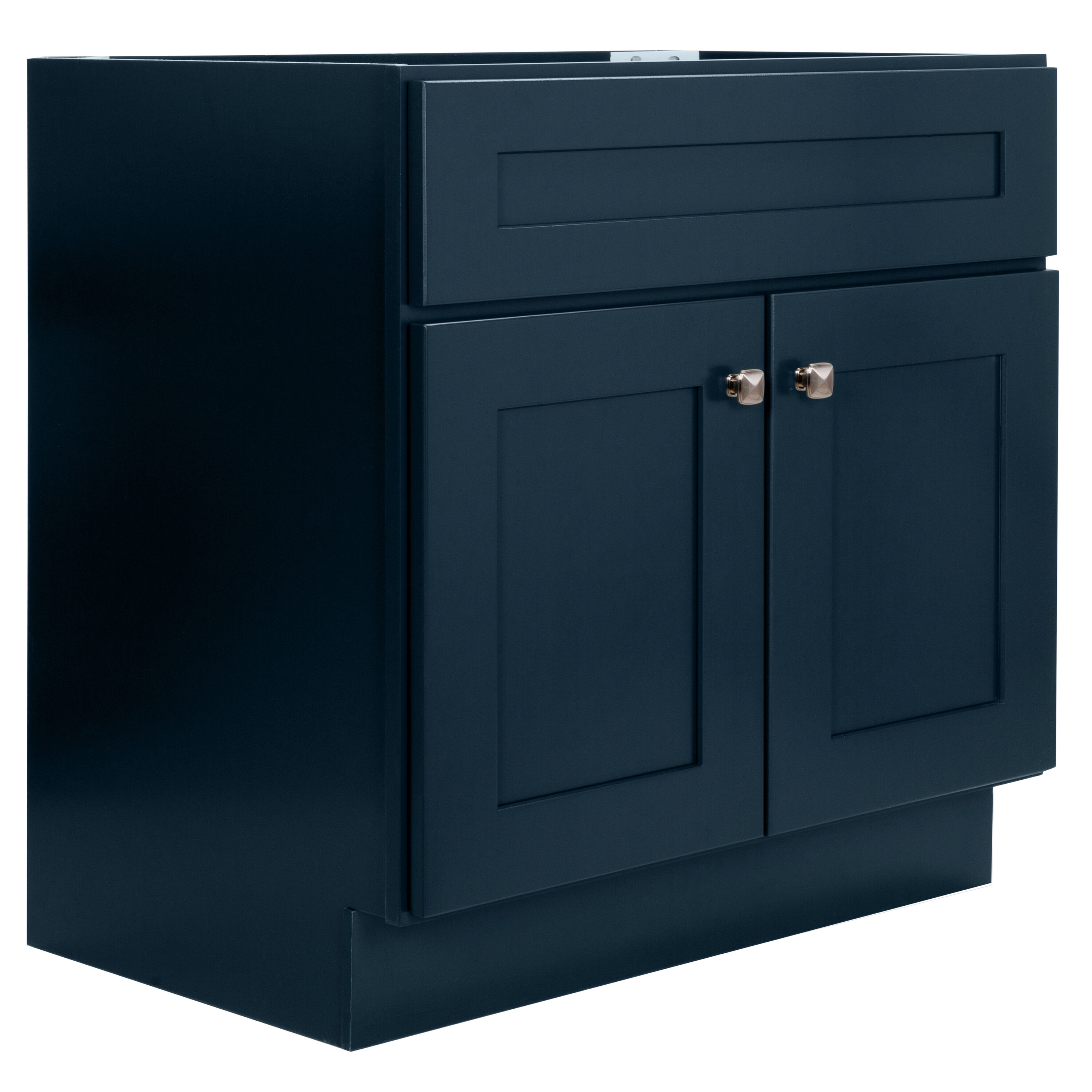 Design House 215442 Brookings 30-in Dark Night Bathroom Vanity Base Cabinet without Top