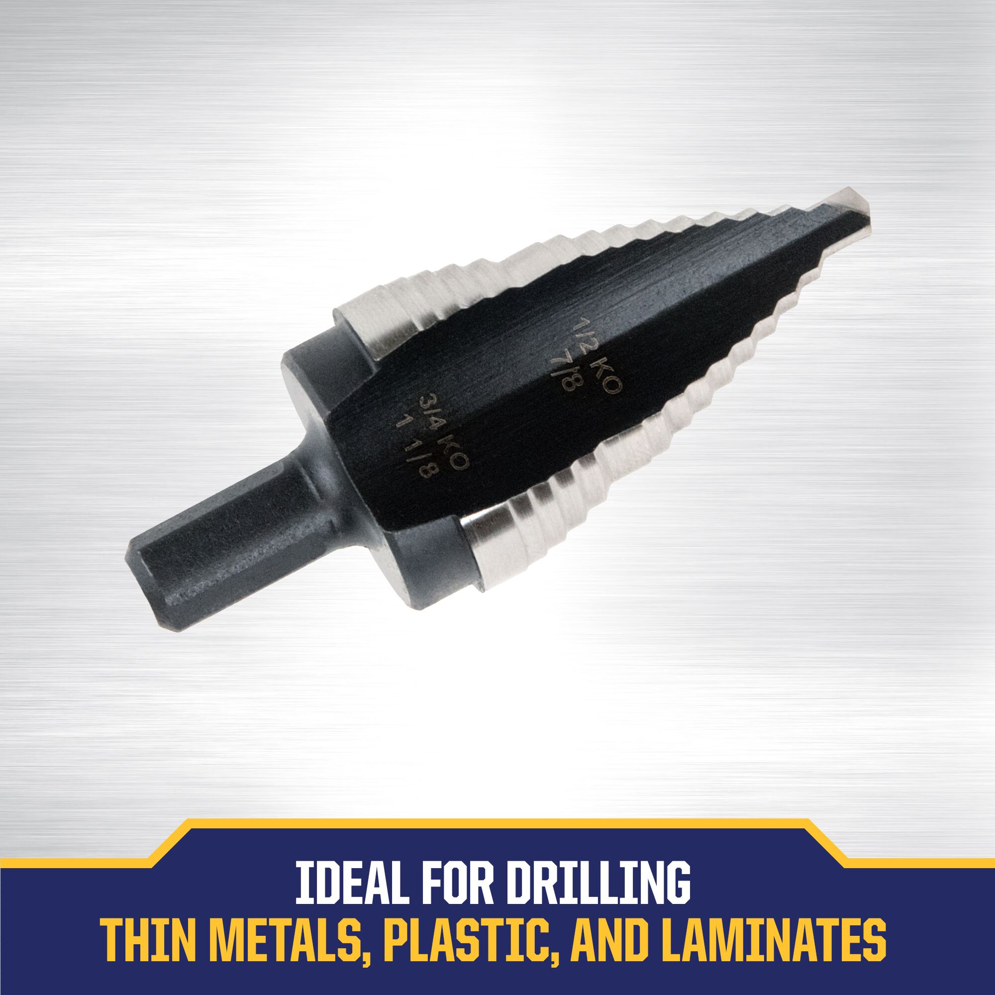 IRWIN 10239SM Metal-Step-Drill-Bits - View #3