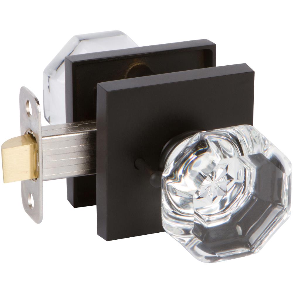 Delaney Hardware BV925-715 Bravura Black Interior Bed/Bath Privacy Door Knob