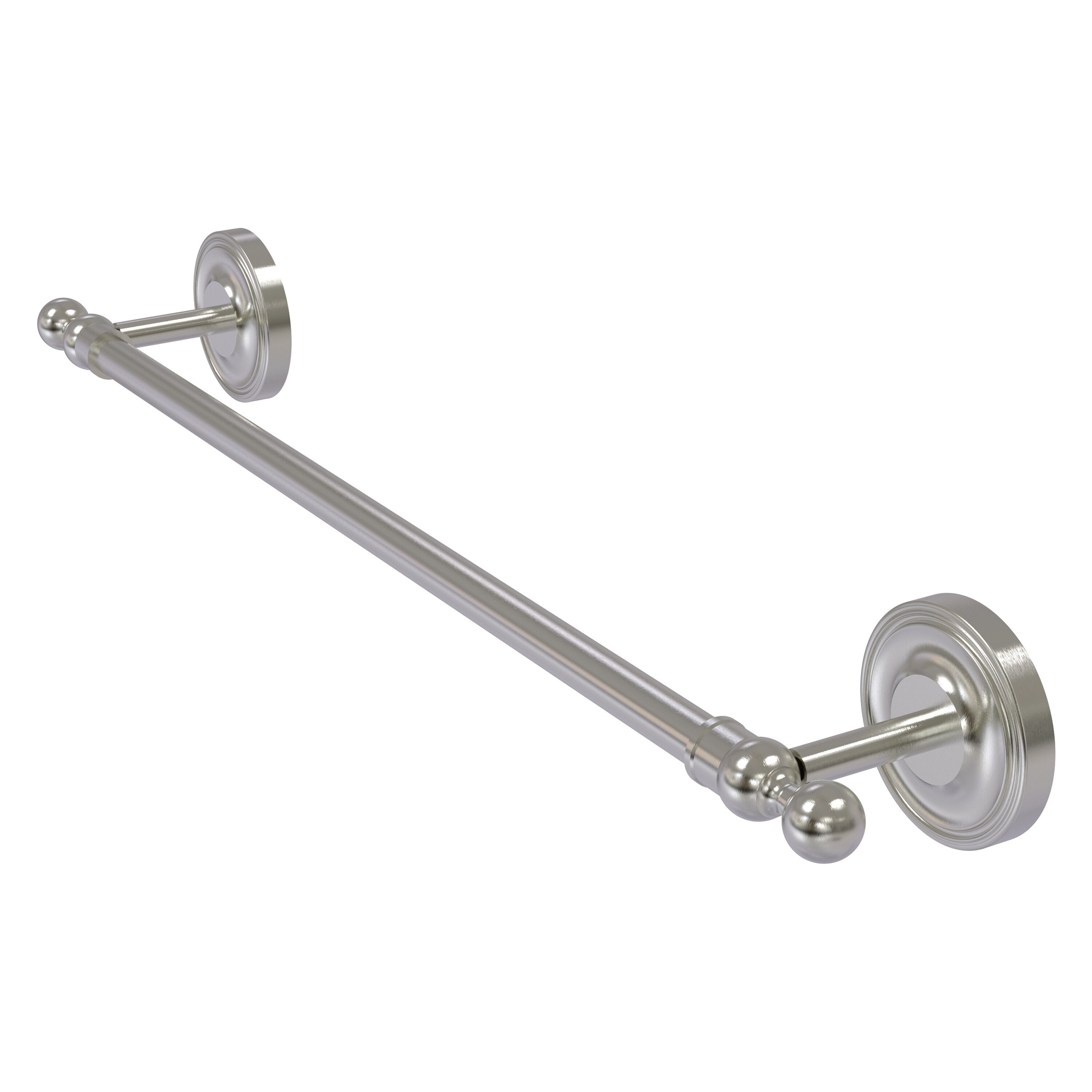 Allied Brass R-41/30-SN Regal 30-in Satin Nickel Wall mount Single Towel Bar