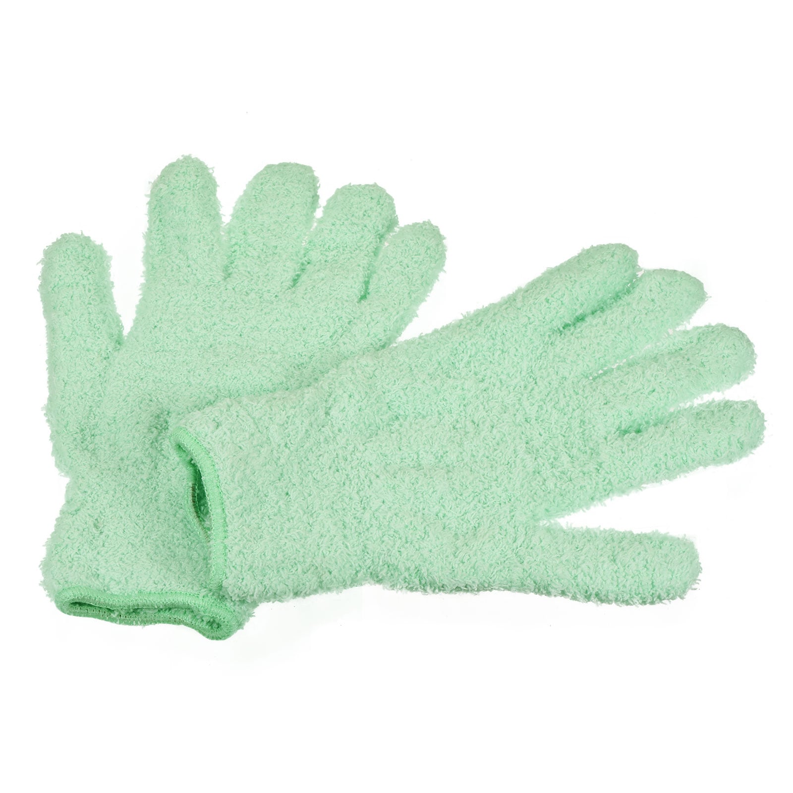 Unique Bargains Dusting Cleaning Gloves Microfiber Mittens for Plant ...