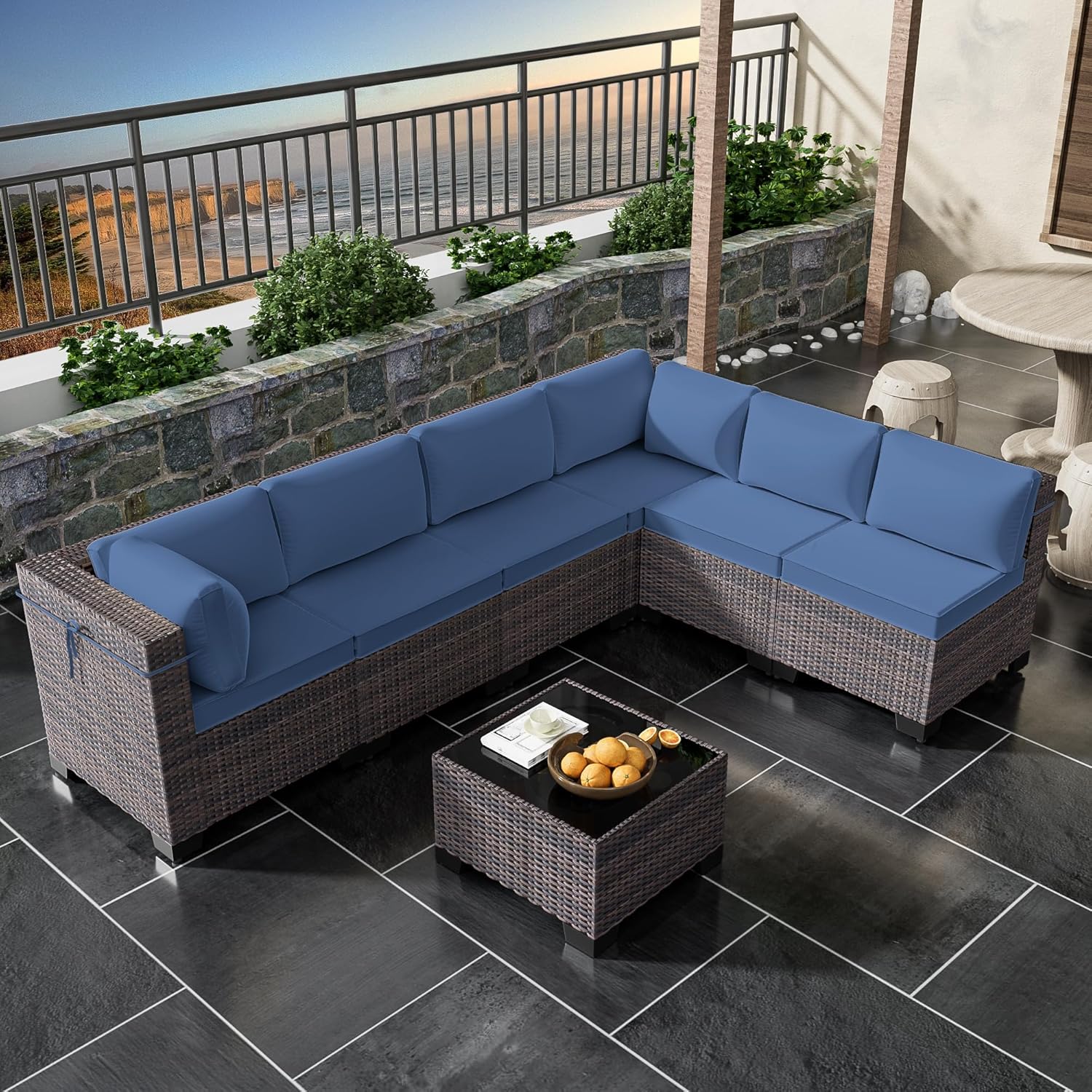 Haxvin HX-RA-7-NY Patio-Conversation-Sets - View #3