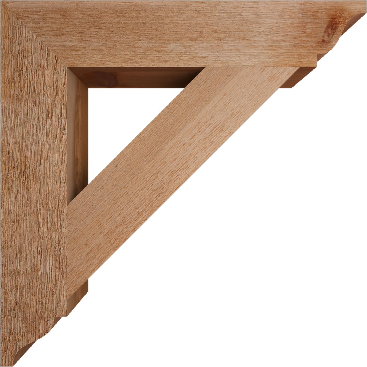 Ekena Millwork BKT04X22X22TRA01RWR Exterior-Brackets-Braces - View #3