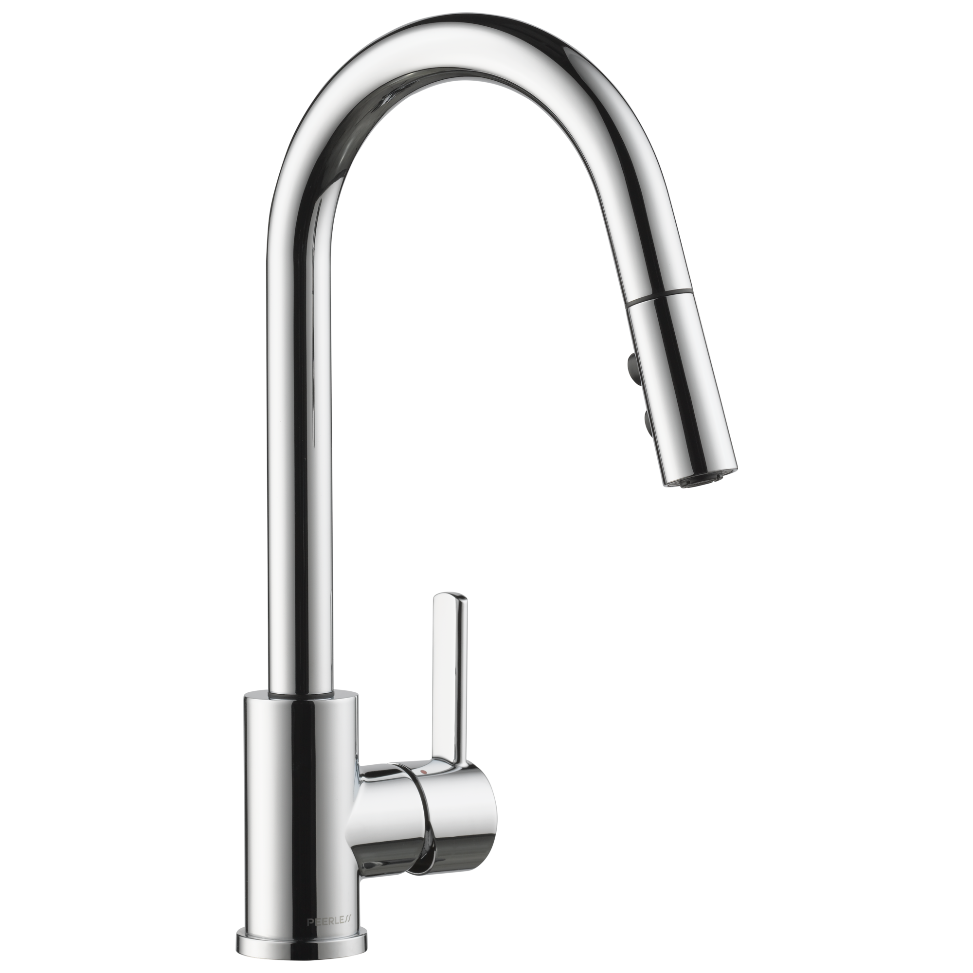 Peerless Precept Chrome Single Handle High-arc Kitchen Faucet with ...