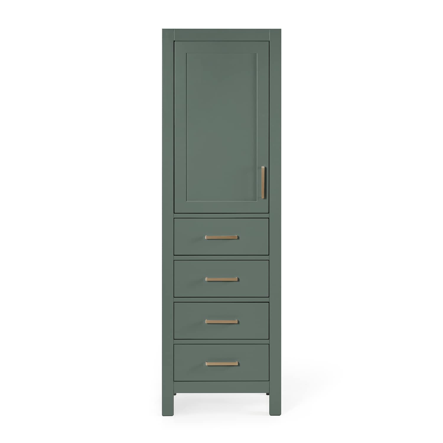 ARIEL Cambridge 20-in x 65-in x 16-in Vintage Green Wood