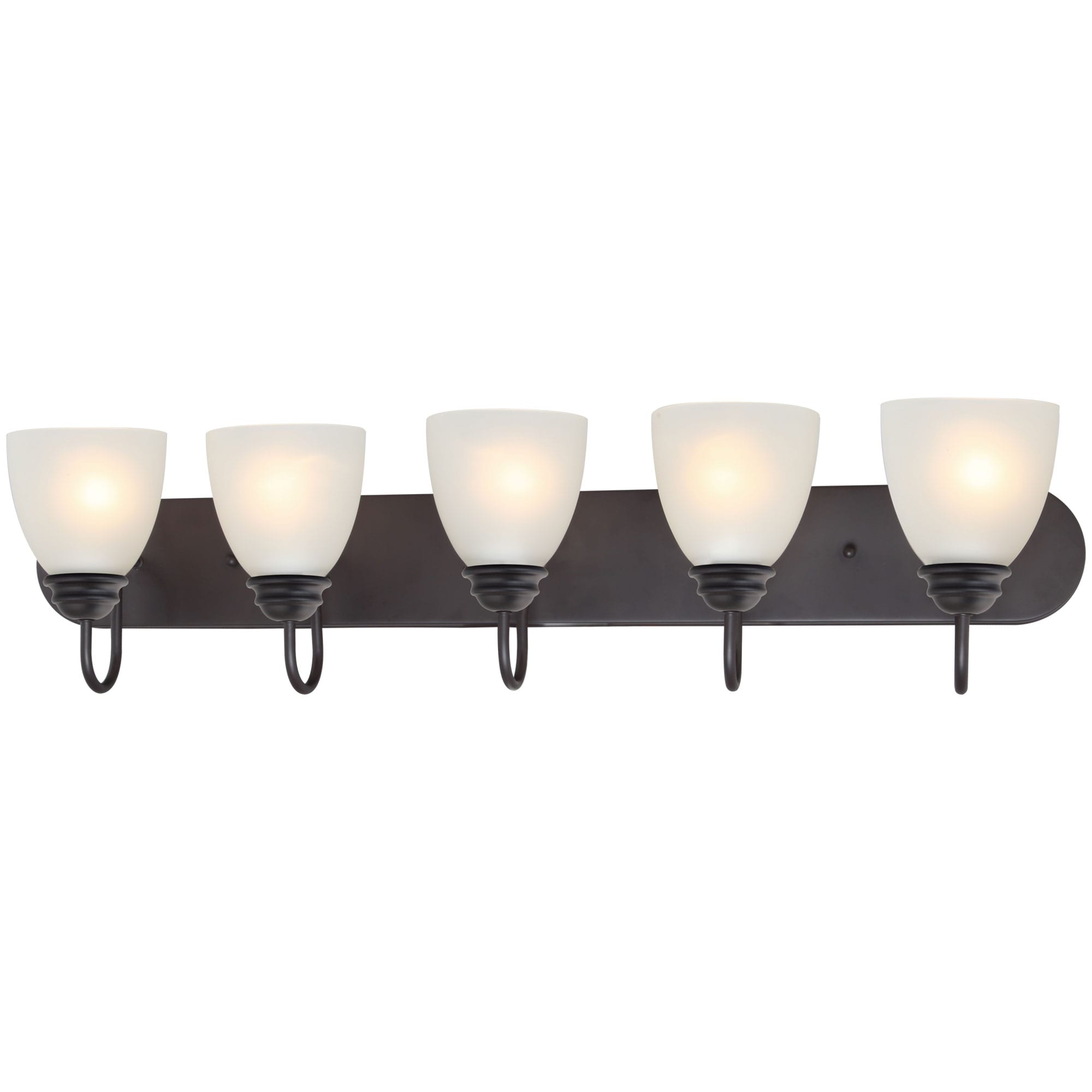 Volume Lighting V1985-79 Mari 36-in 5 -Light Satin Bronze Transitional Vanity light