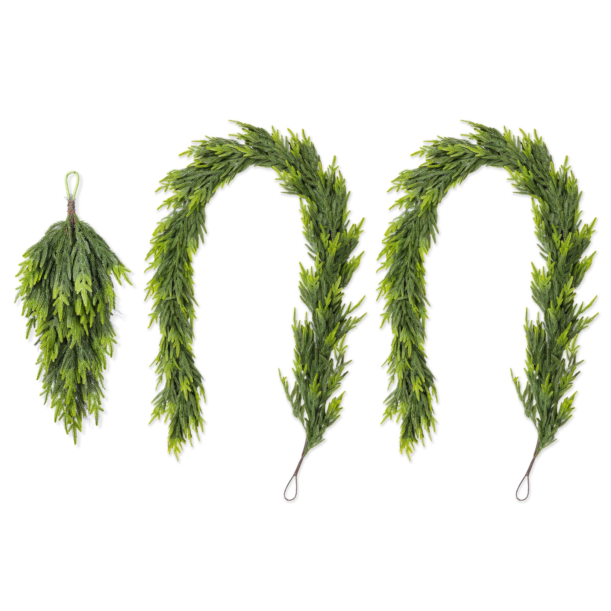 Glitzhome - Indoor (non powered) 2.5-ft Artificial Garland