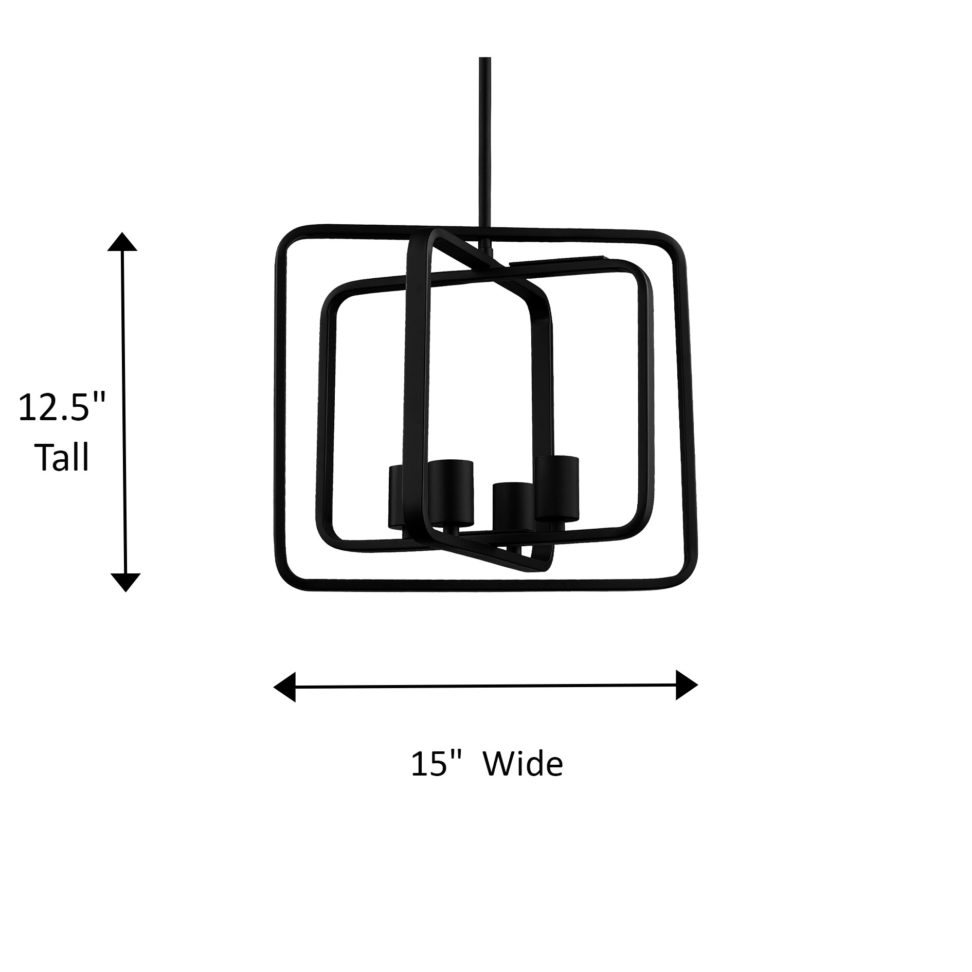 Whitfield Lighting CH4818-15BK b090015 - View #5