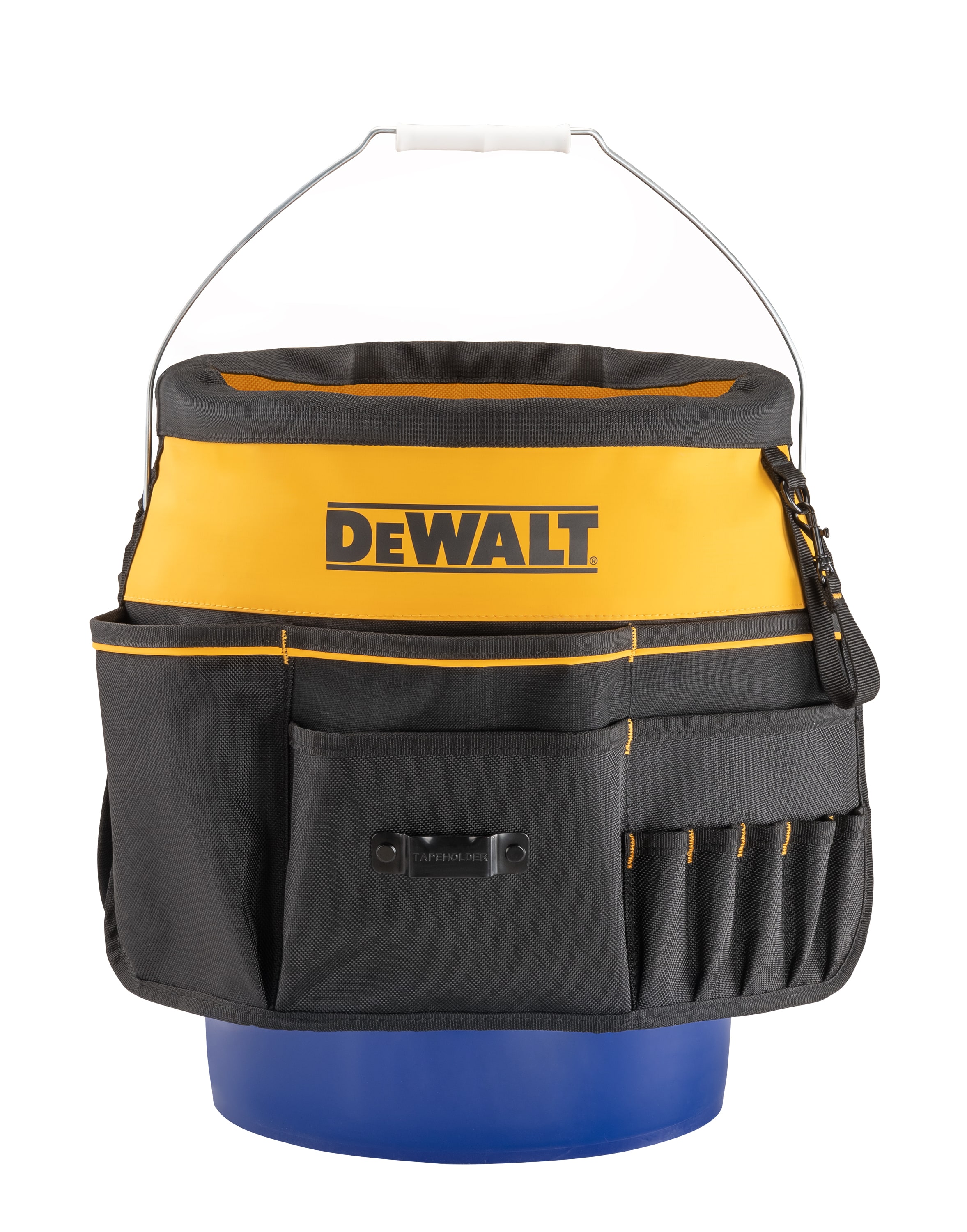 DEWALT Black- Yellow Ballistic Nylon 2-in 5-Gallon Bucket