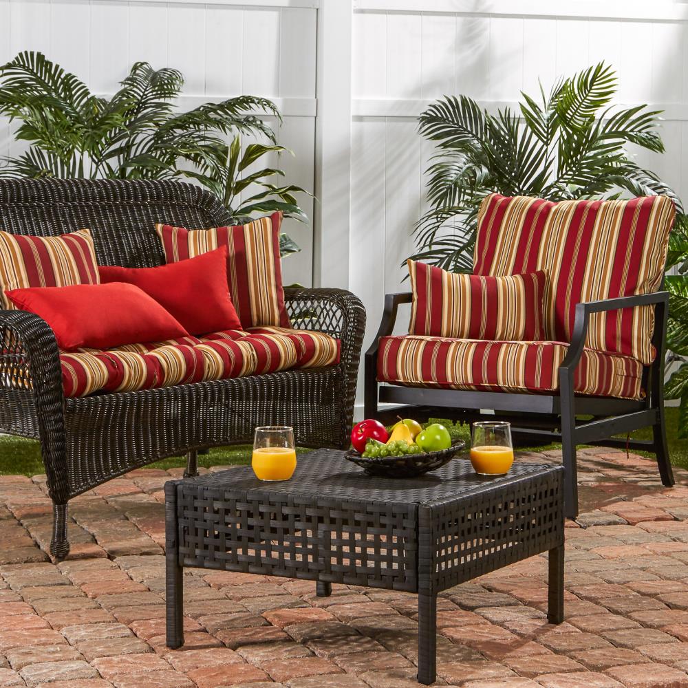 Greendale Home Fashions Seat & Back Outdoor Chair Cushion - Short