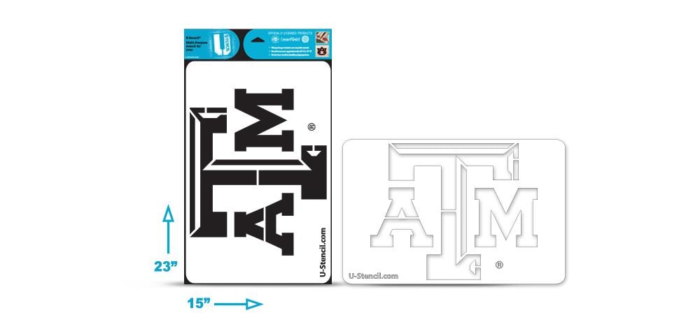 U-Stencil TAMOOS-501 Officially Licensed Multipurpose Collegiate Stencil