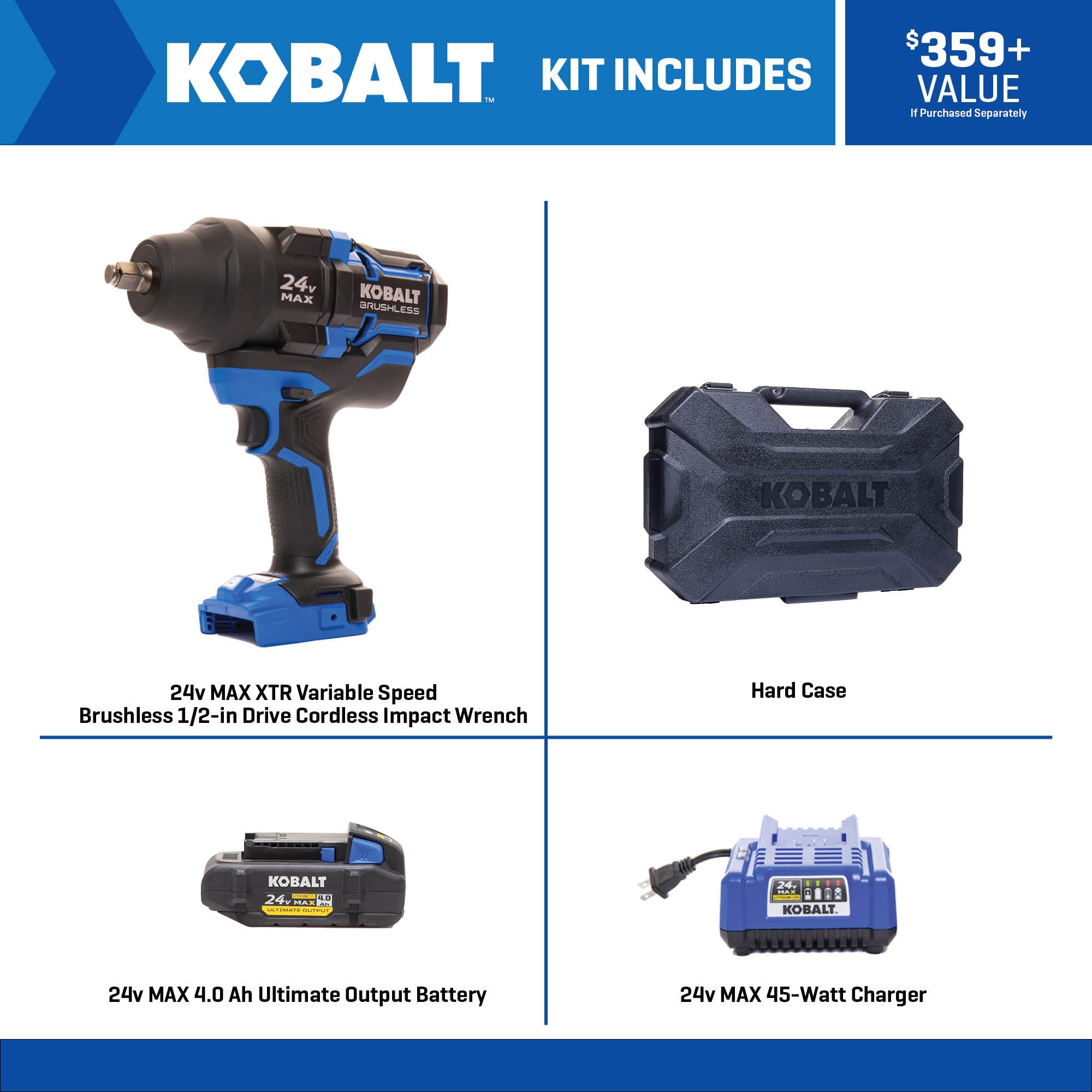 Kobalt KXIW 1424A-03 Cordless-Impact-Wrenches - View #2