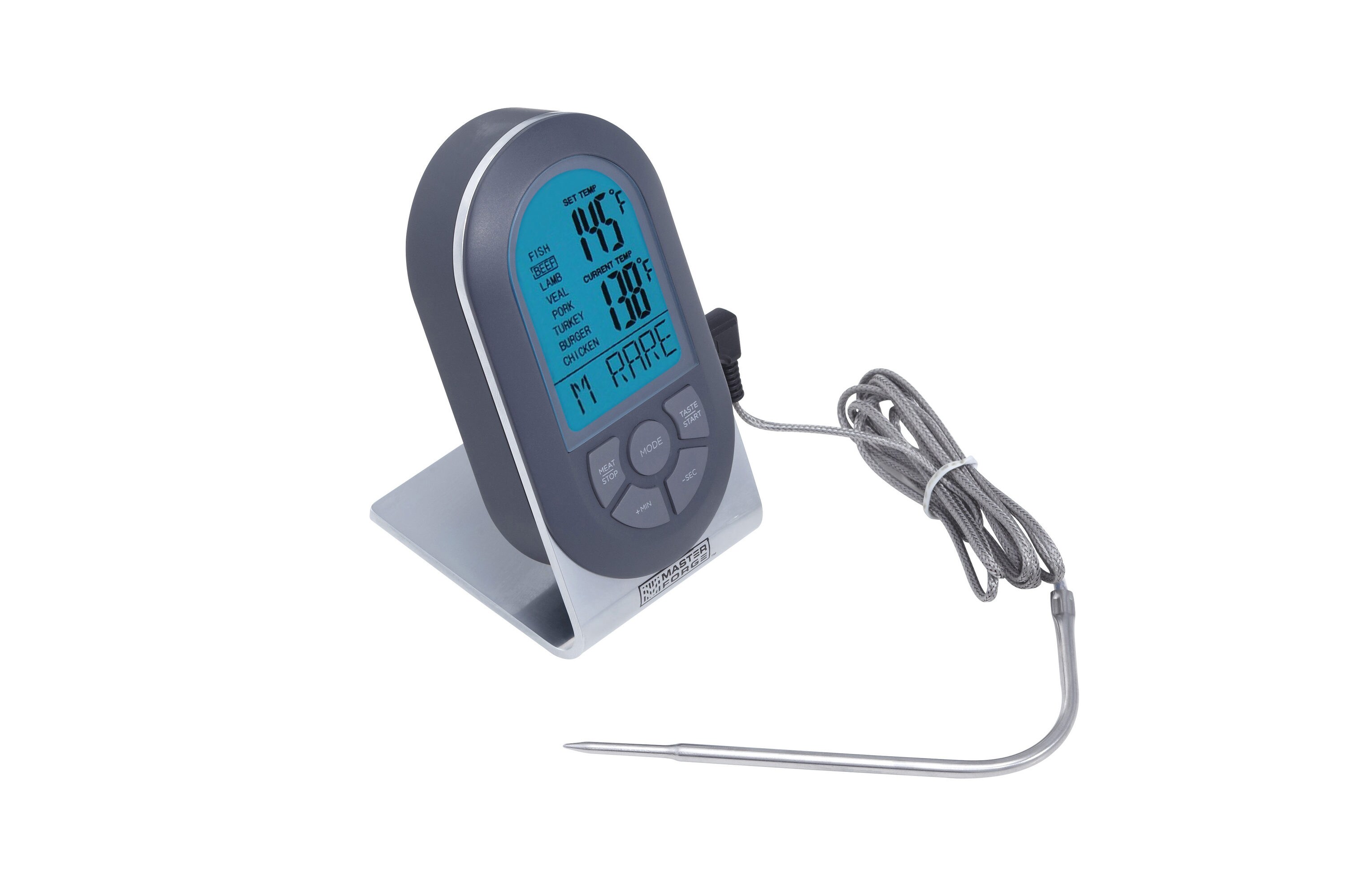 Master Forge Digital Probe Meat Thermometer at
