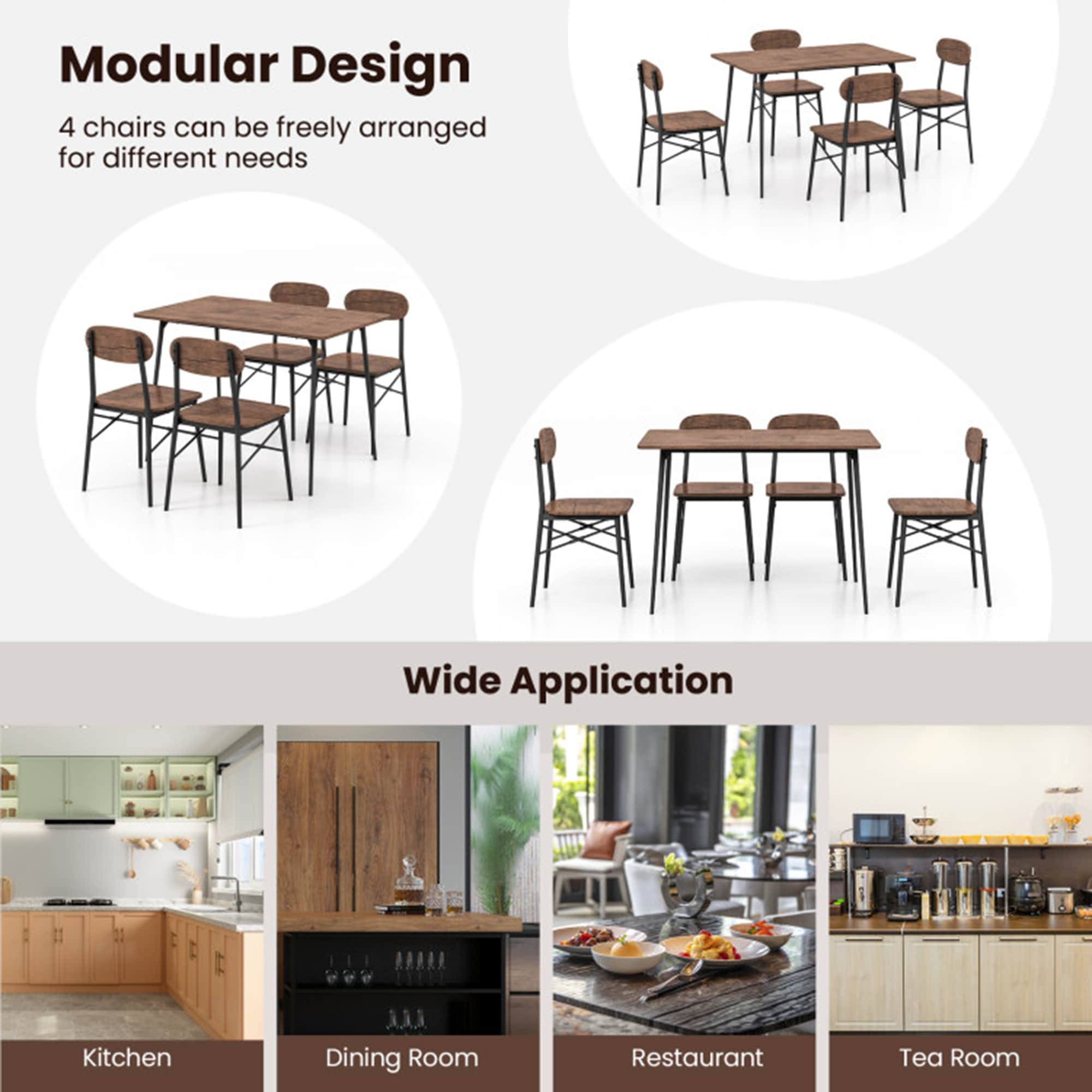 Clihome WM-MF-33AKWH Dining-Sets - View #9