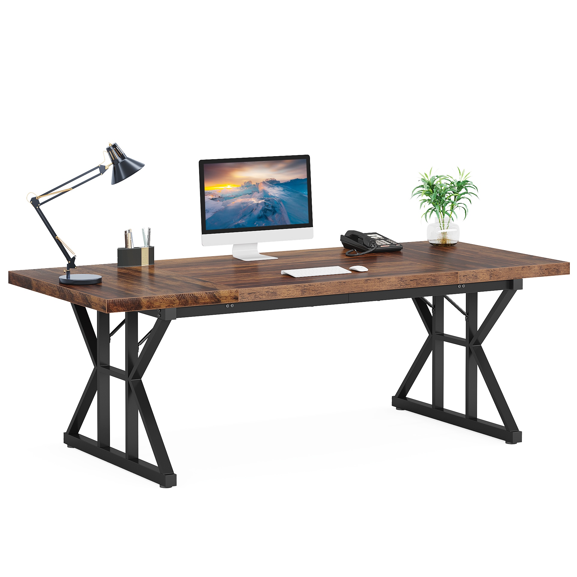 Tribesigns LWFD-JW0590 Office Conference Table Multiple colors/finishes 1 -Person Conference table ( 70.86-in W x 29.52-in H )