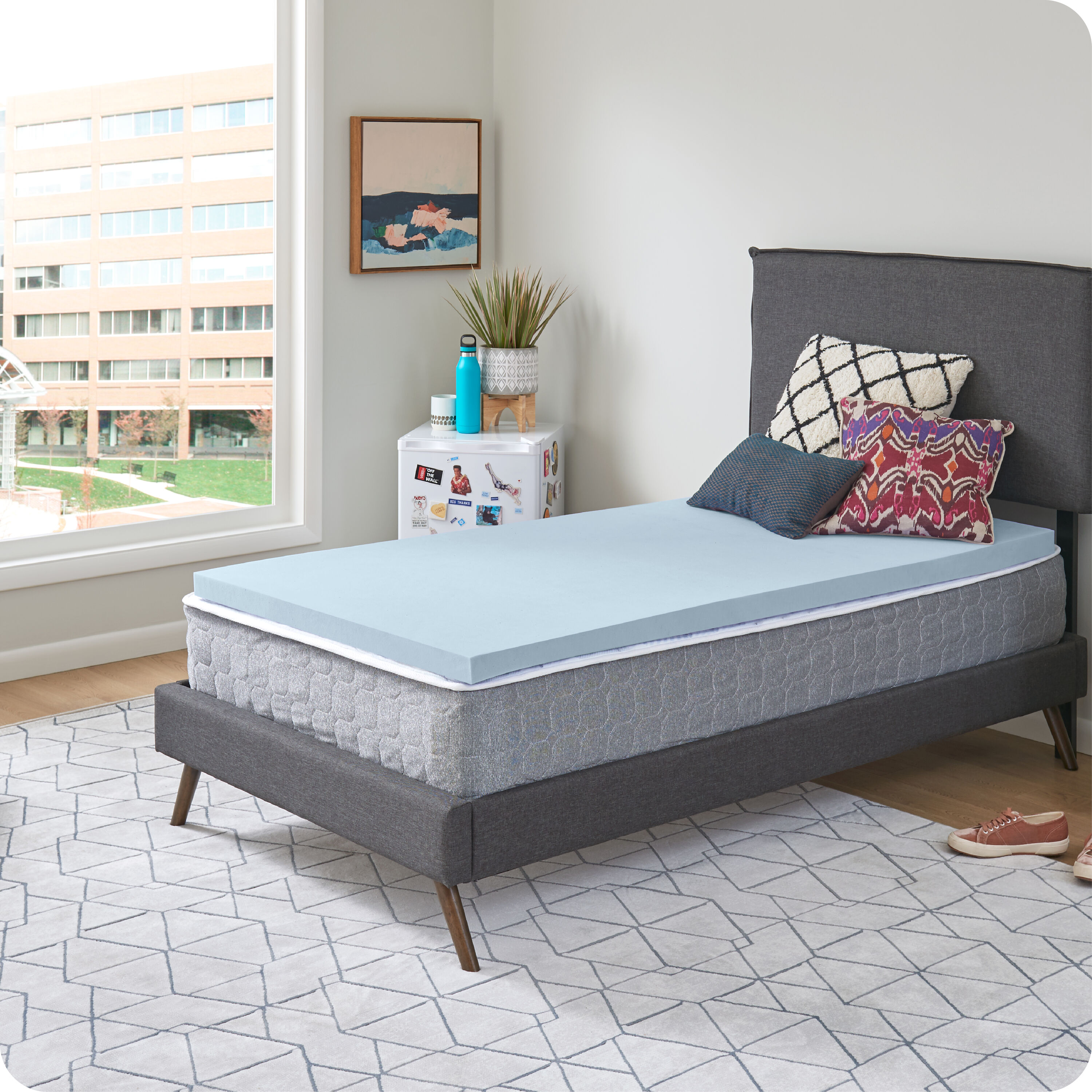 Sealy Dreamlife 1.5" Twin Gel Memory Foam Mattress Topper