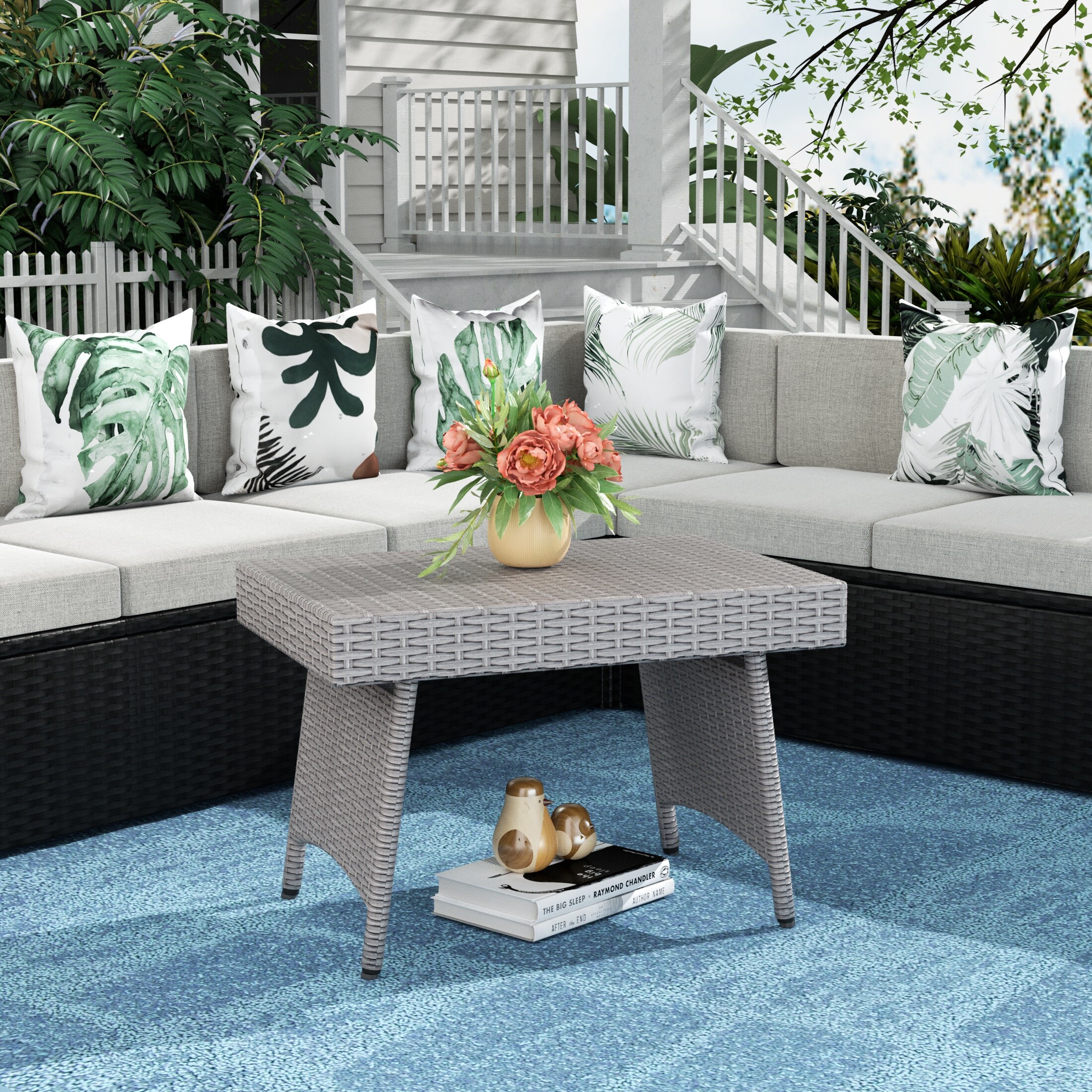 Westin Furniture OP8009-GY Patio-Tables - View #2