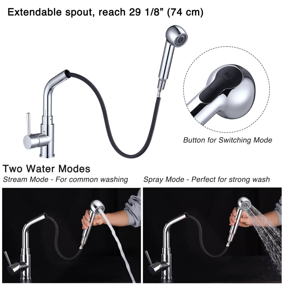 Aquaterior 81FAU006-M188-CHR-LO Kitchen-Faucets - View #2