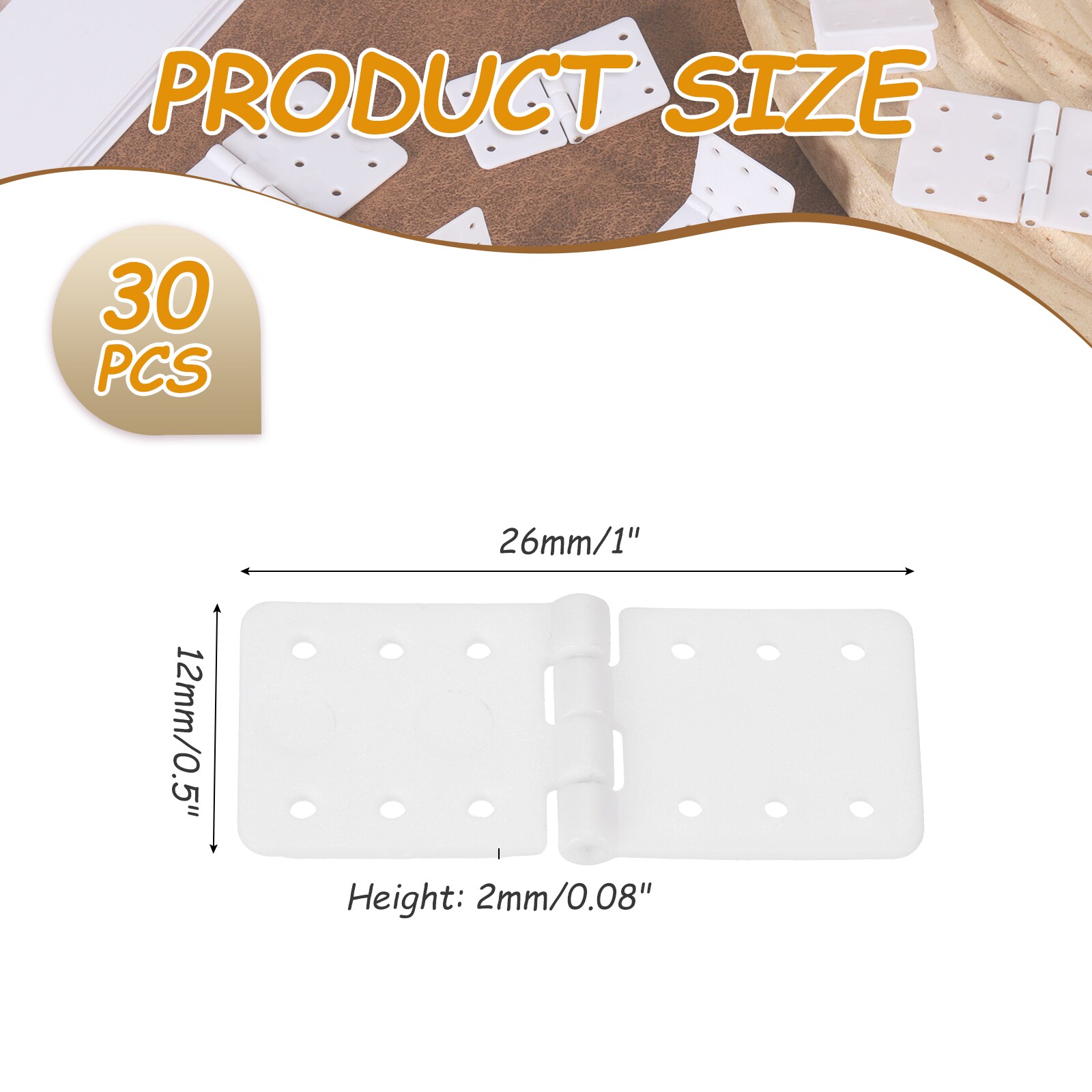 Unique Bargains S26040900UX4919 Entry-Door-Hinges - View #2