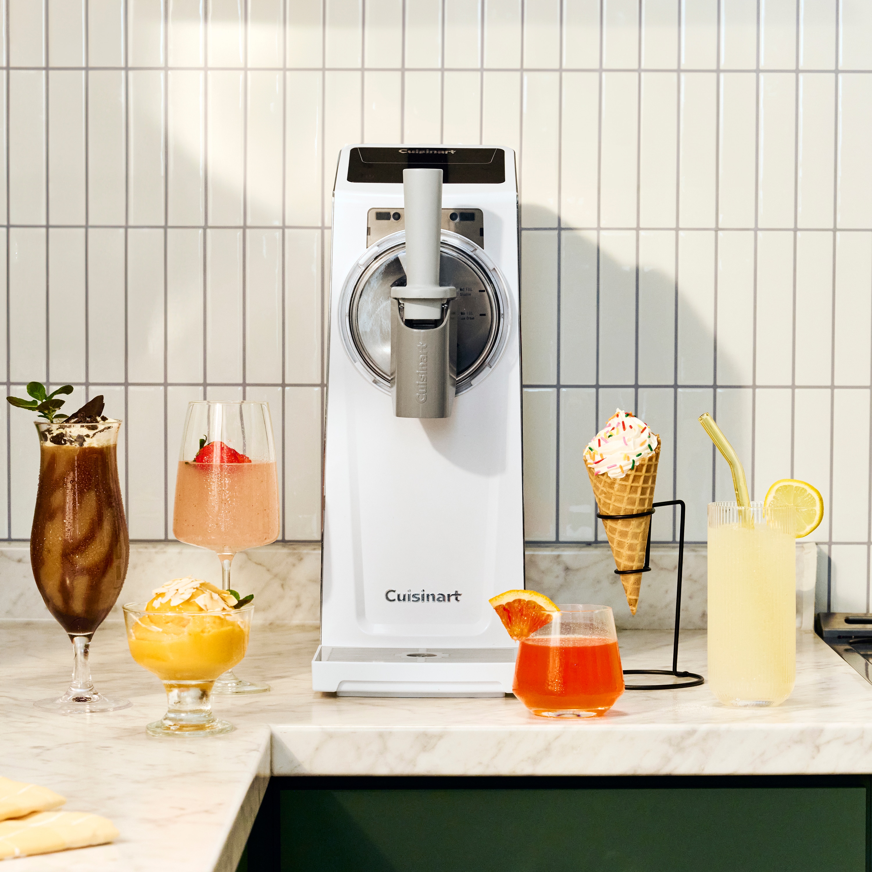 Cuisinart 1.7-Quart Electric Ice Cream Maker Makes Gelato Makes