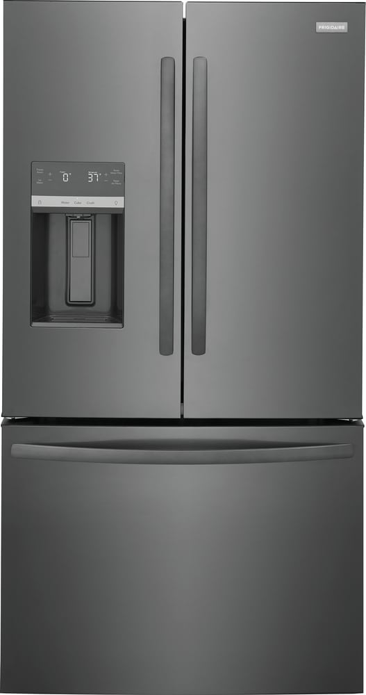 Black stainless online steel fridge