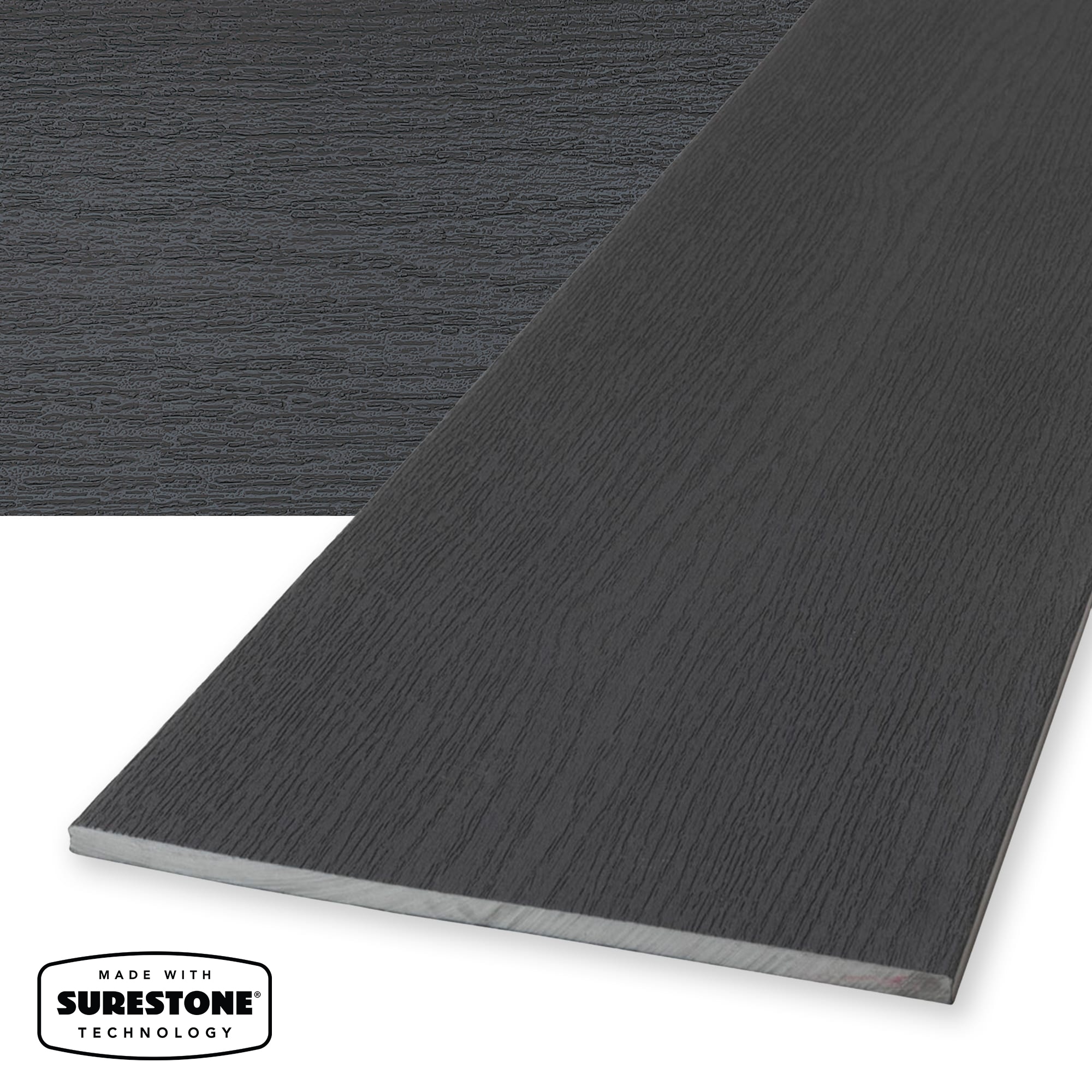 Deckorators Picture Frame Surestone Fascia deck board Dark slate 1/2-in x 12-in x 12-ft Composite
