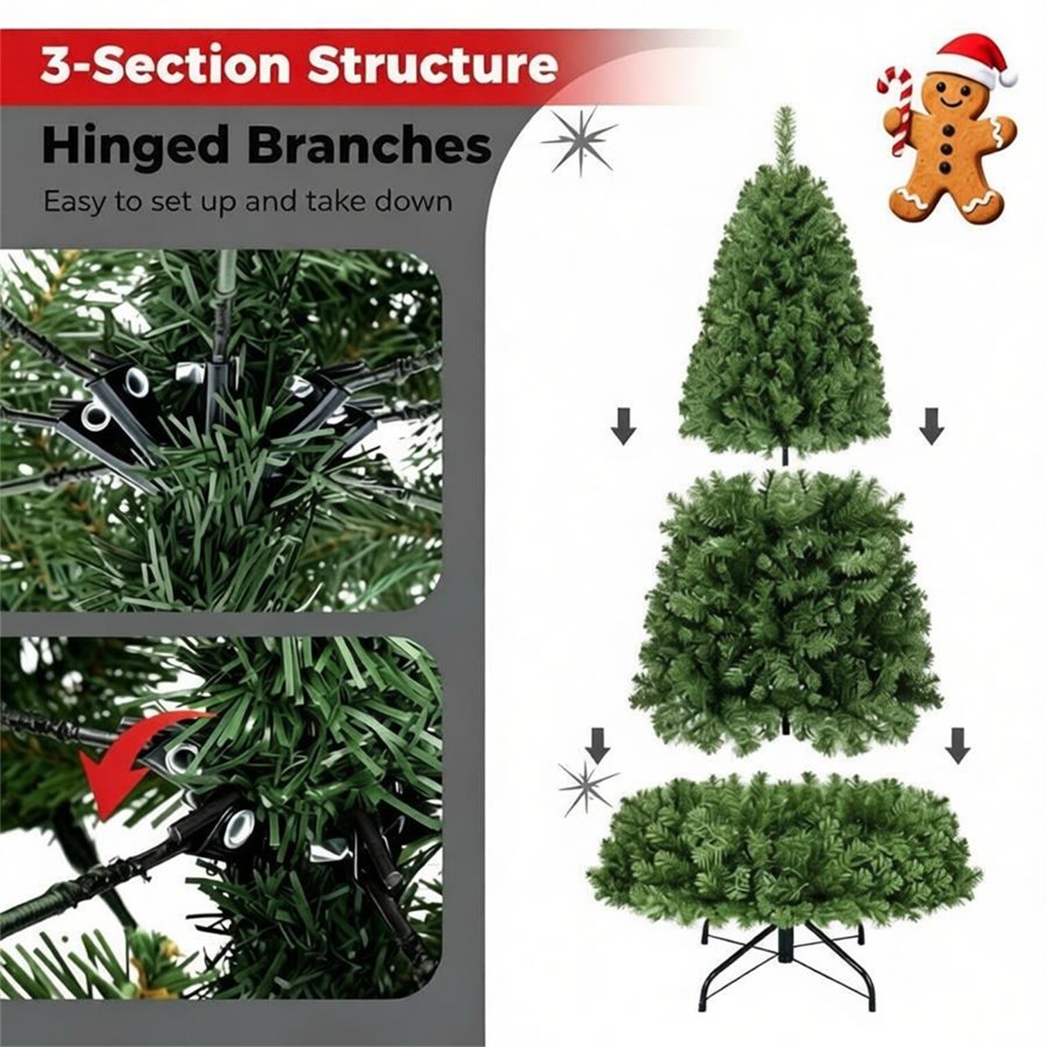 BBabe 9DCT3CENI446 Artificial-Christmas-Trees - View #6