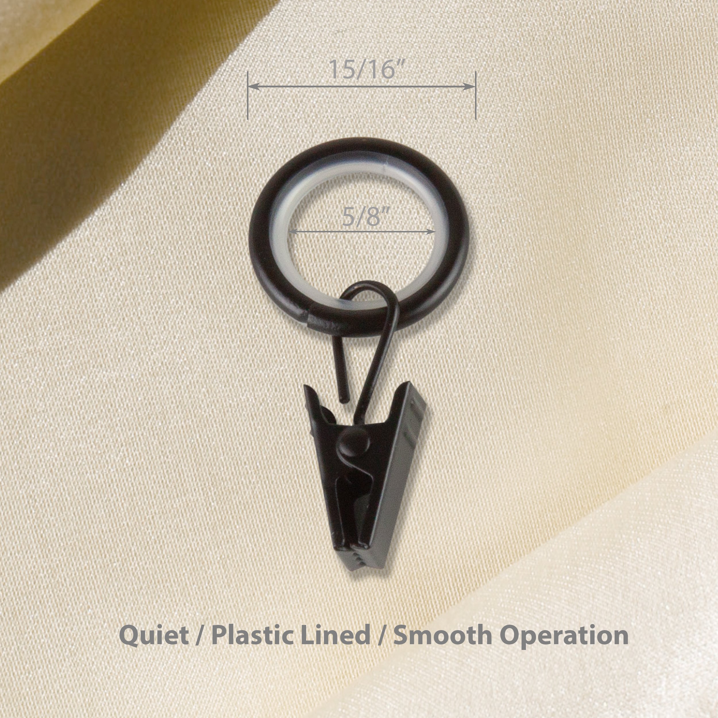 Hart & Harlow L-DR35-12 Curtain-Rings - View #2