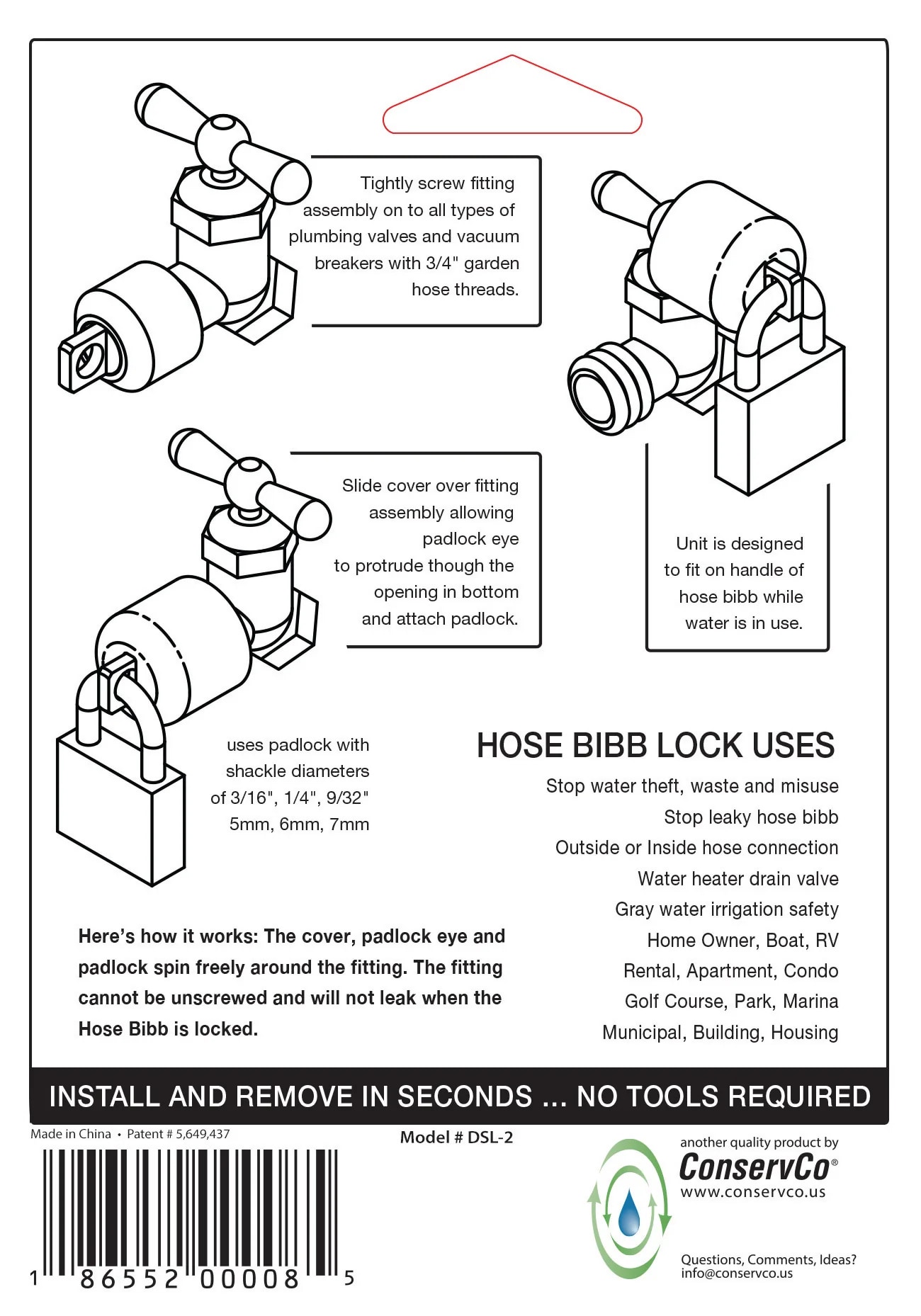 ConservCo DSL-2 Valve-Repair-Replace-Parts - View #4