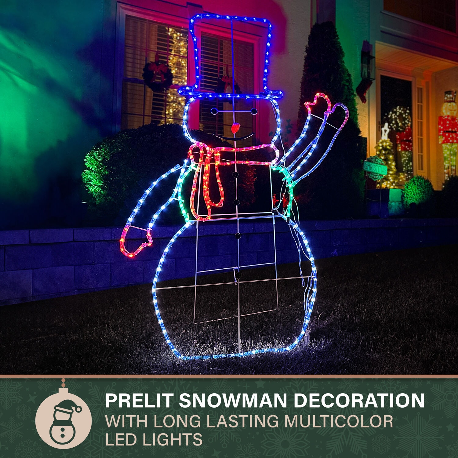 Fraser Hill Farm FFCHLED060-SN2-MLT Outdoor-Christmas-Decor - View #3